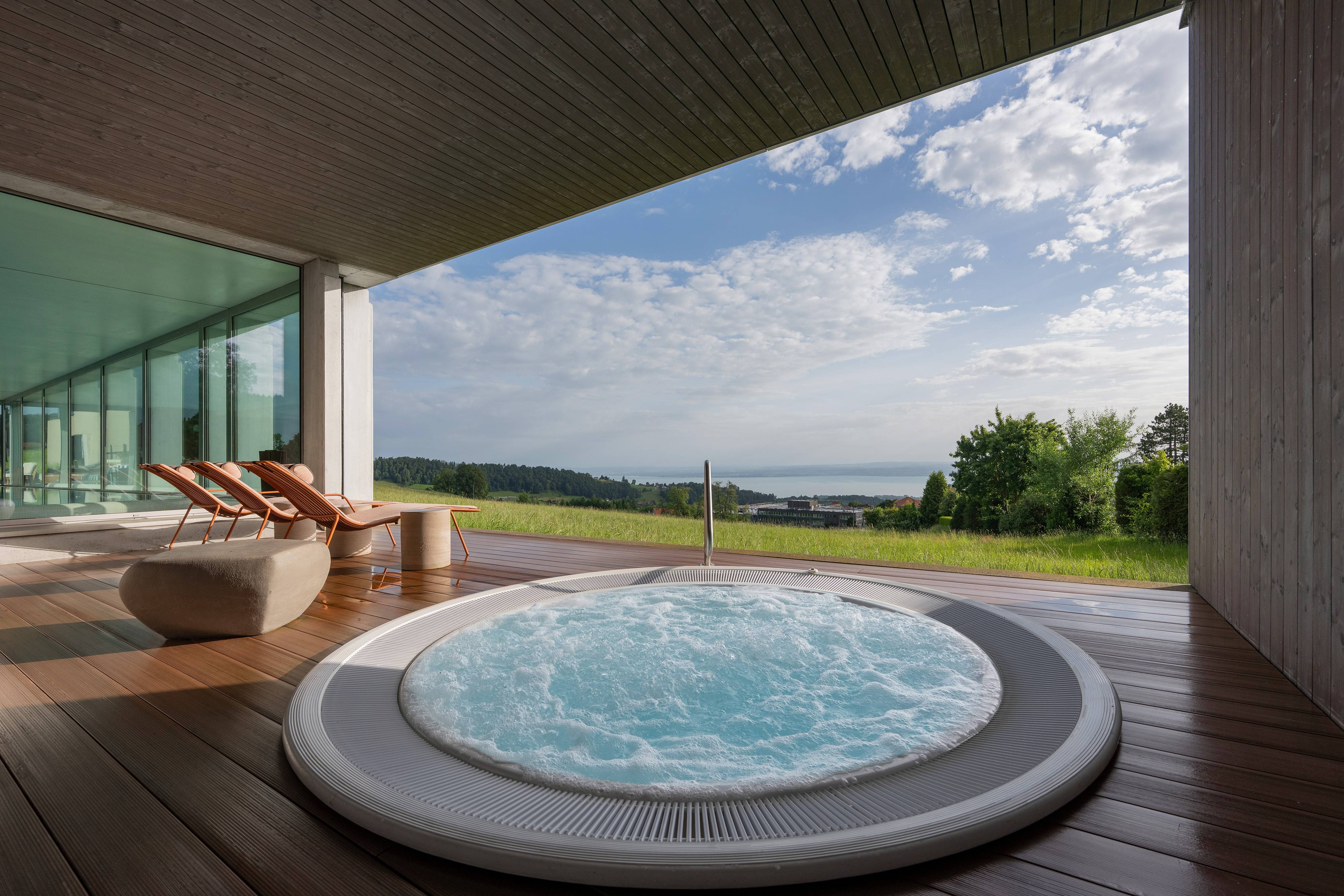 Wellness mit Blick über den Bodensee