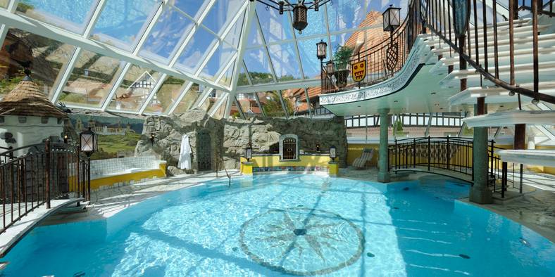 Burghotel mit Therme
