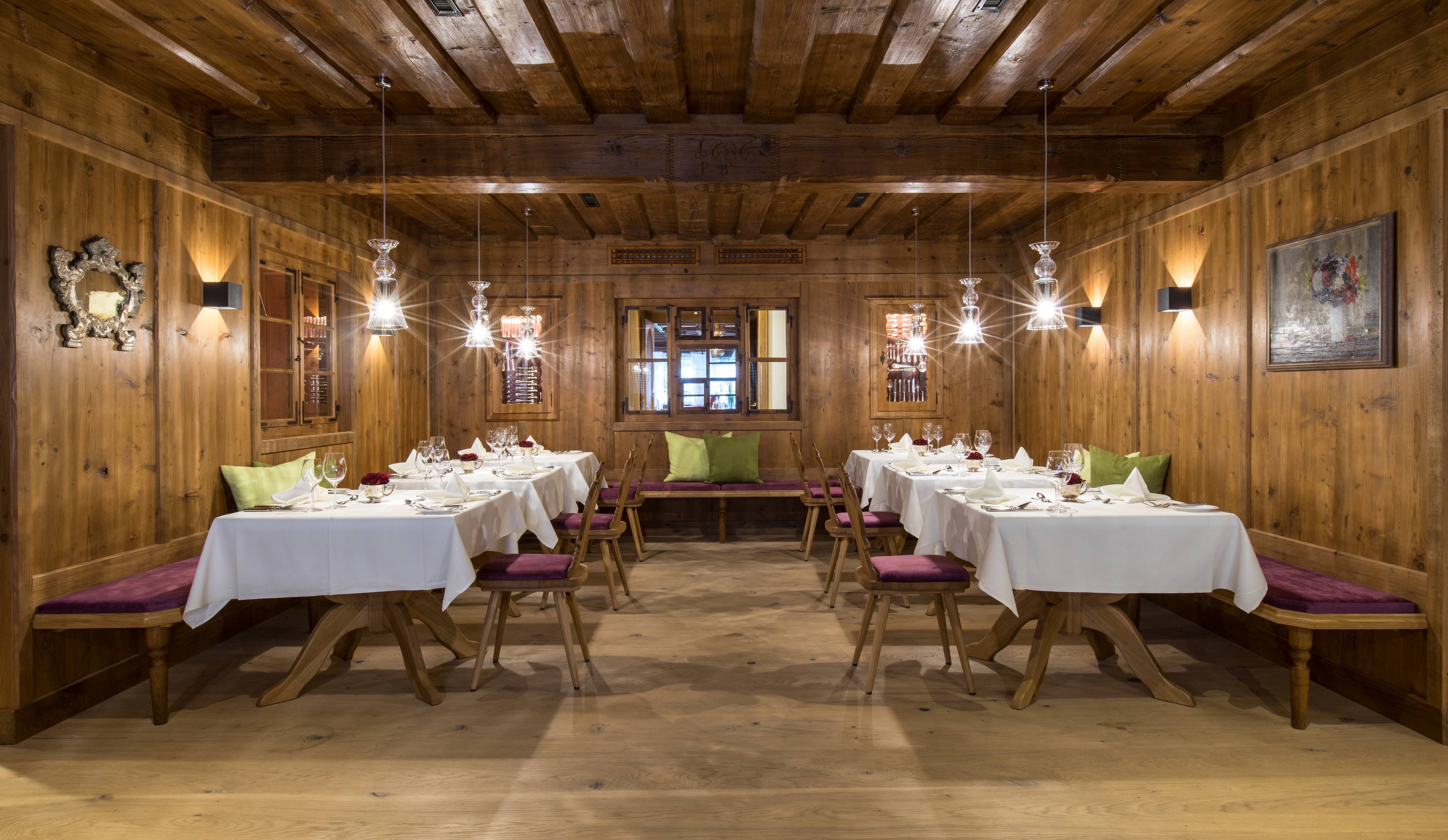 Stilvolle Stuben und Restaurantbereiche