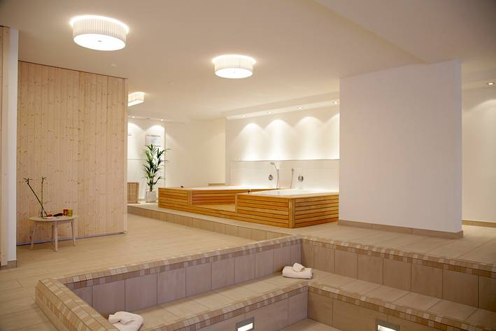 Kleiner Wellnessbereich im Hotel Njord