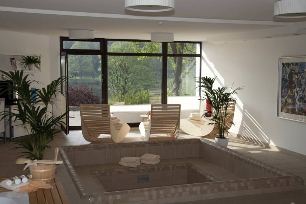 Kleiner Wellnessbereich im Hotel Njord