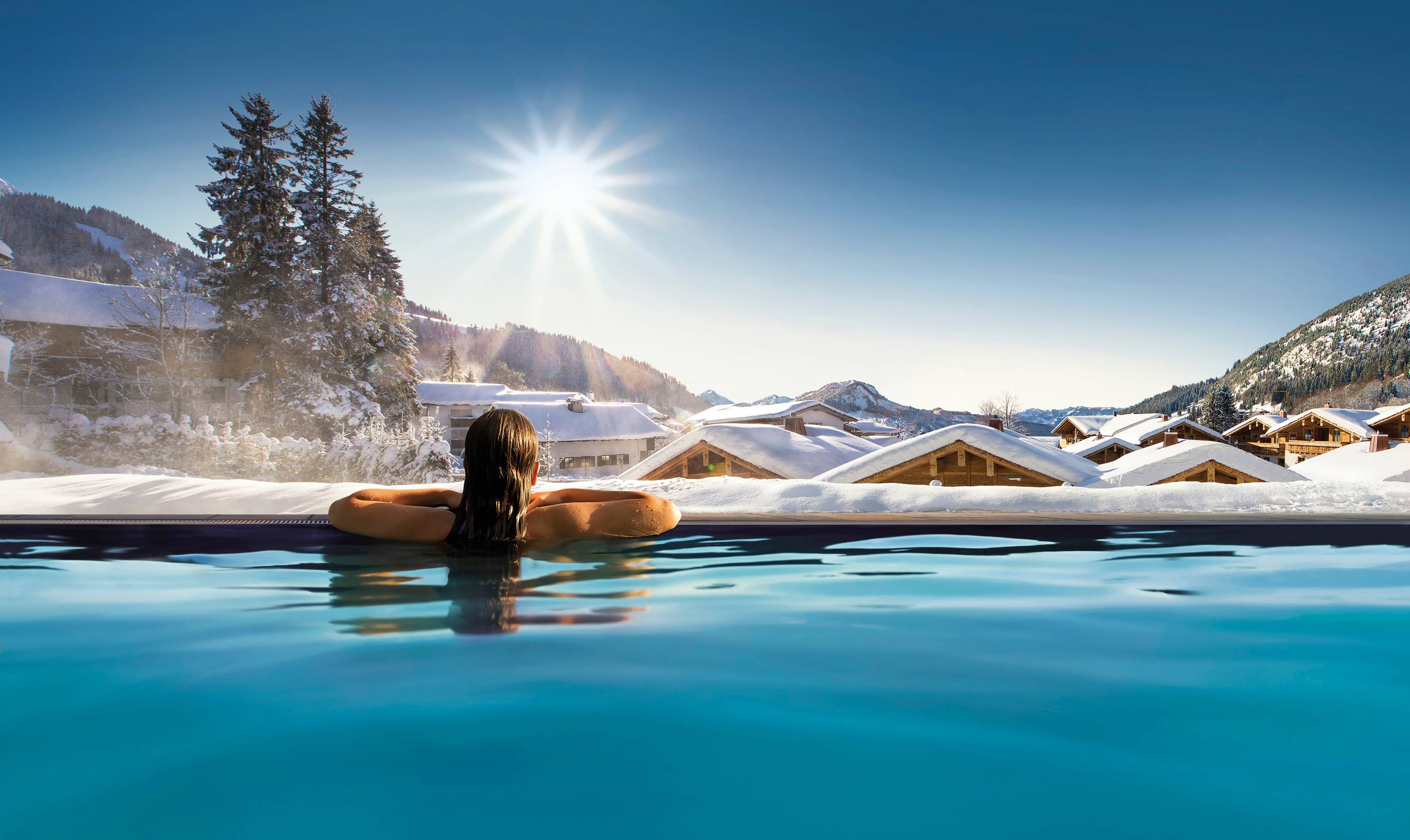 3.000m² großes Alpin-SPA im Panormahotel Oberjoch