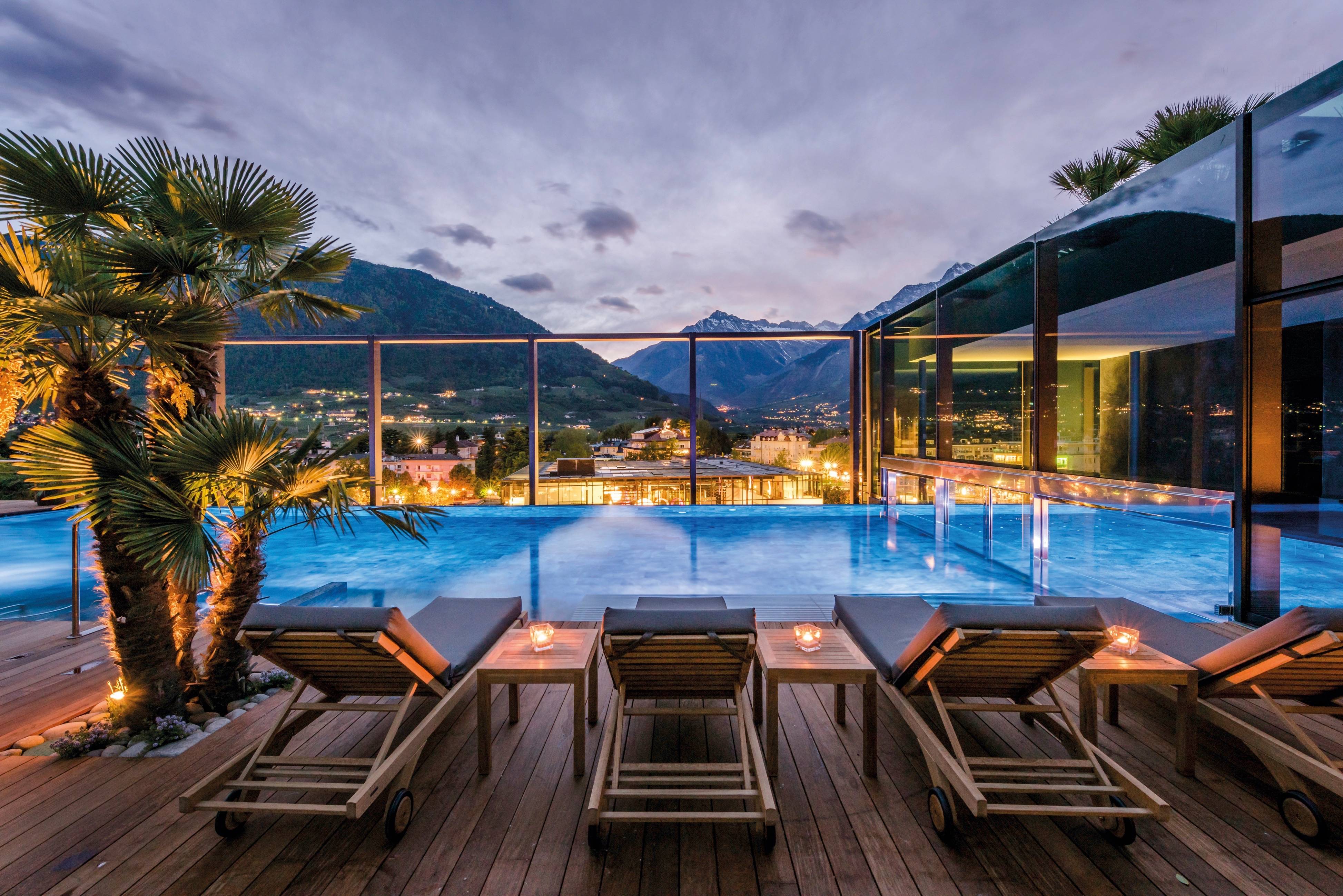 Roof Top Wellnessbereich „Sky Spa“ - exklusiv für Hotelgäste