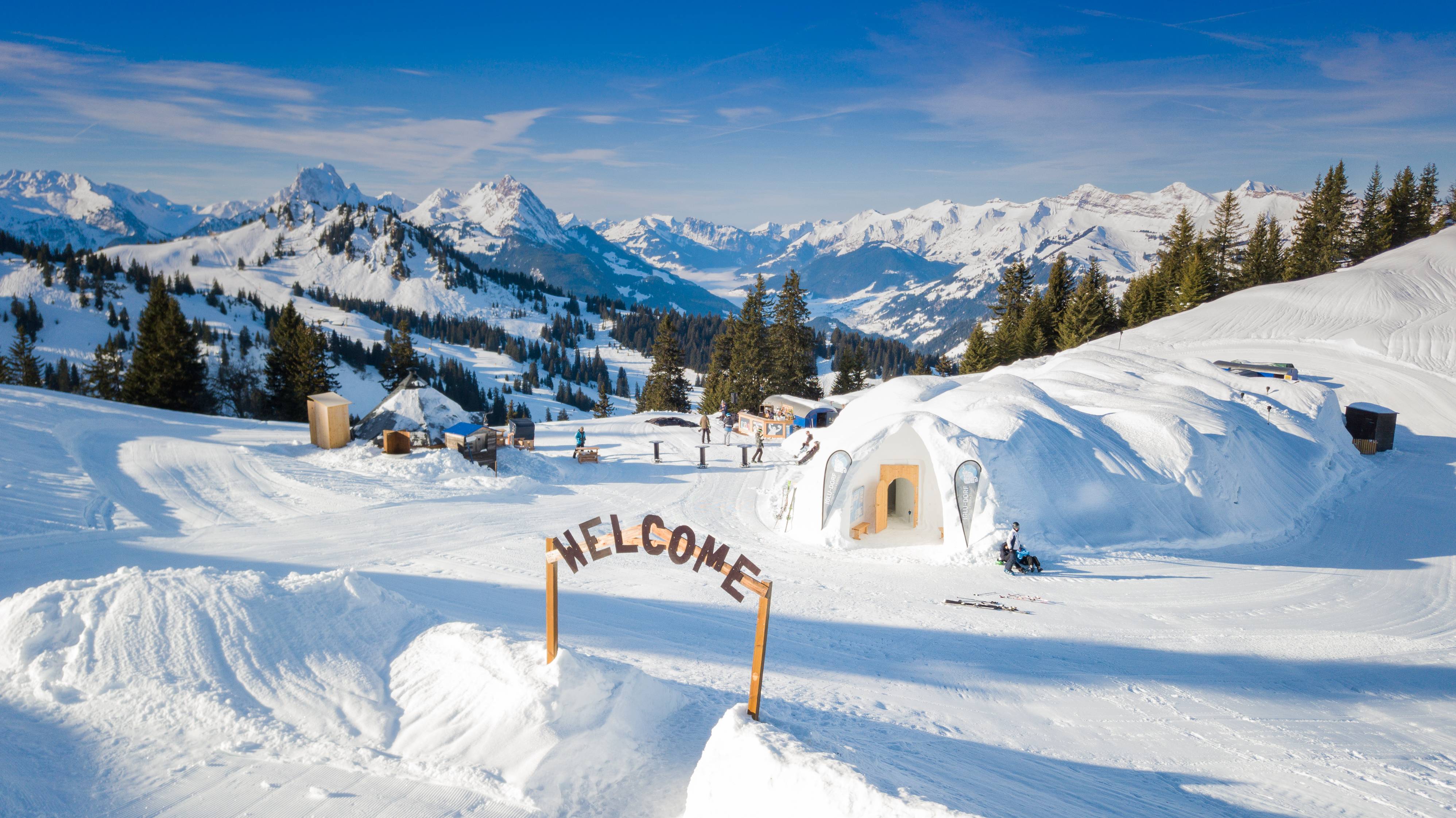 Fondue im Iglu