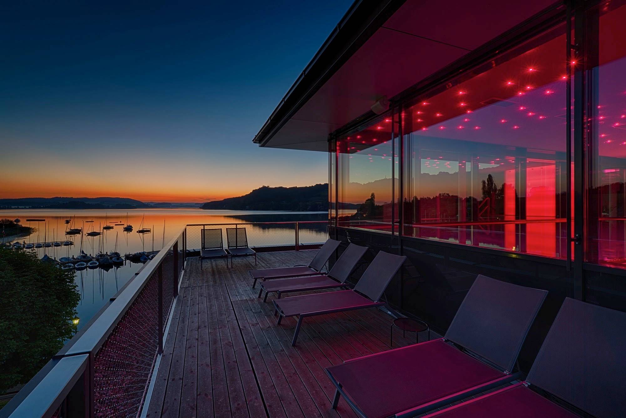 Ausblick vom Hotel Seewirt auf den Mattsee