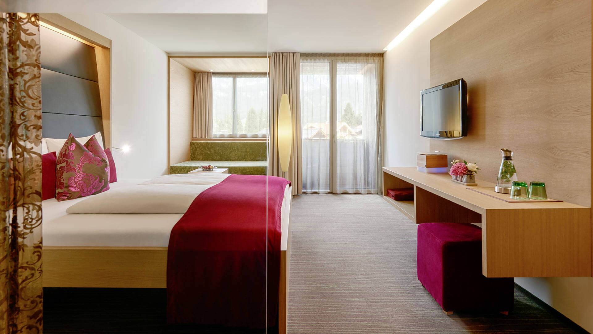 Chambre double vue montagne