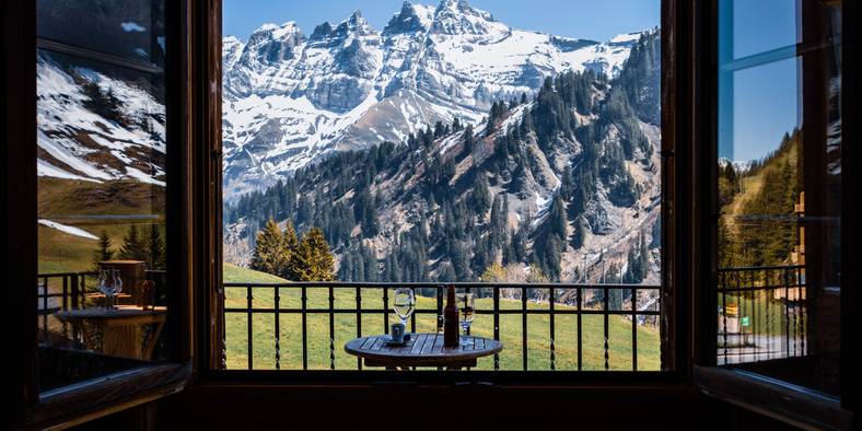 Chalet-Ambiente in der Natur