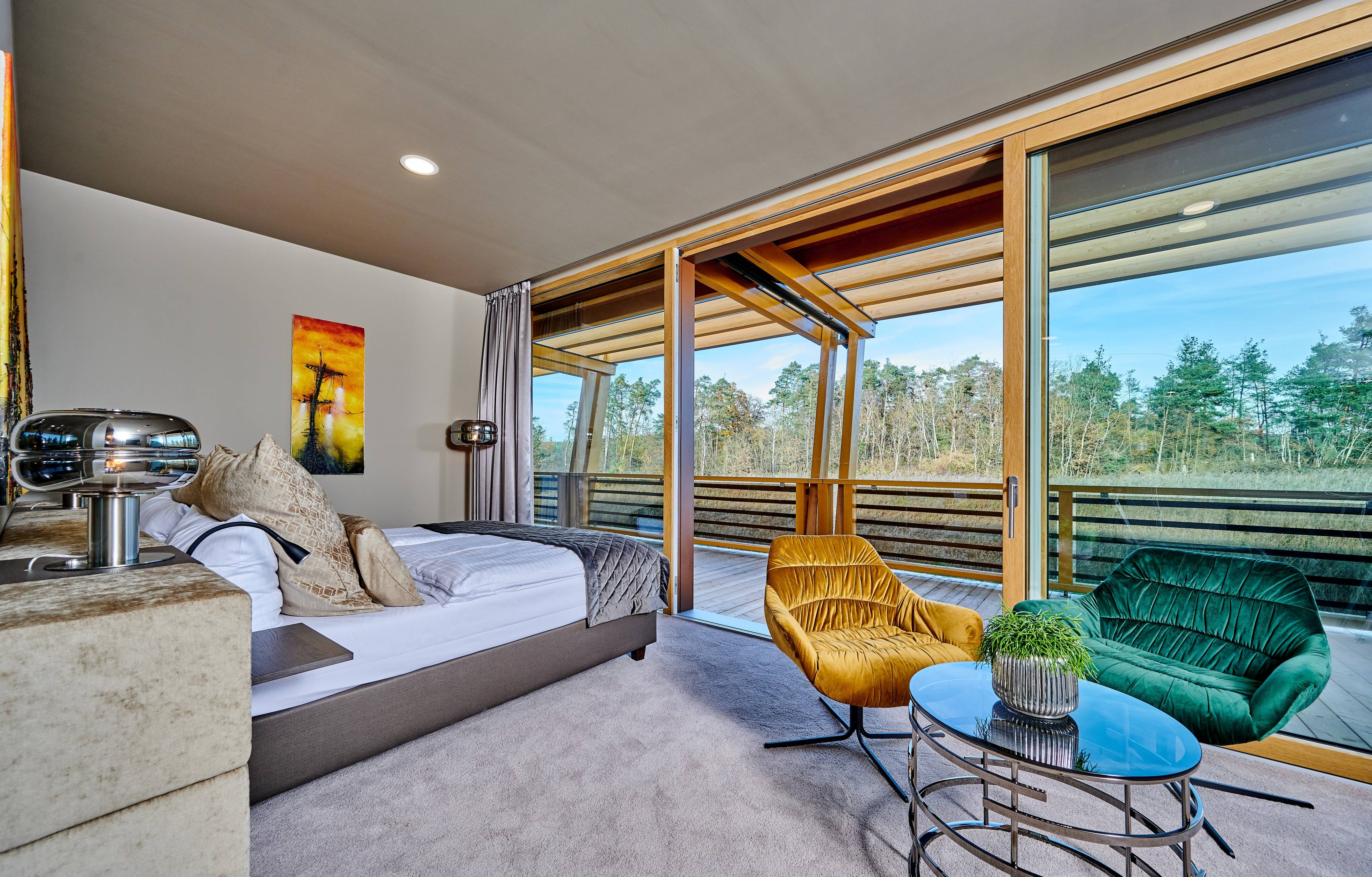 Suite forêt avec vue limitée