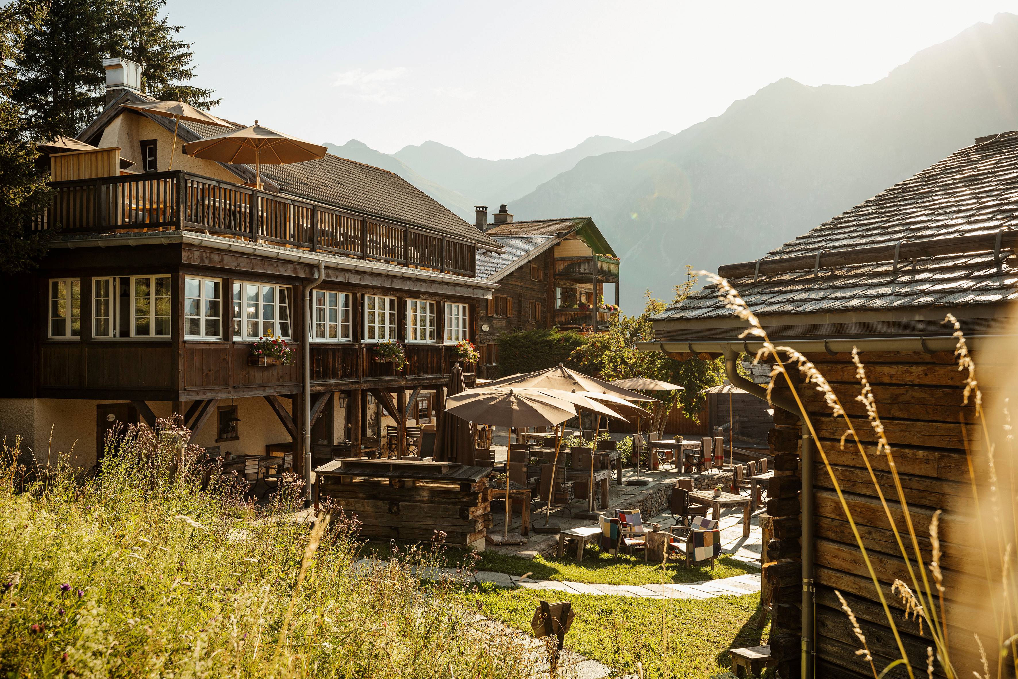 Einzigartiges Maiensässhotel