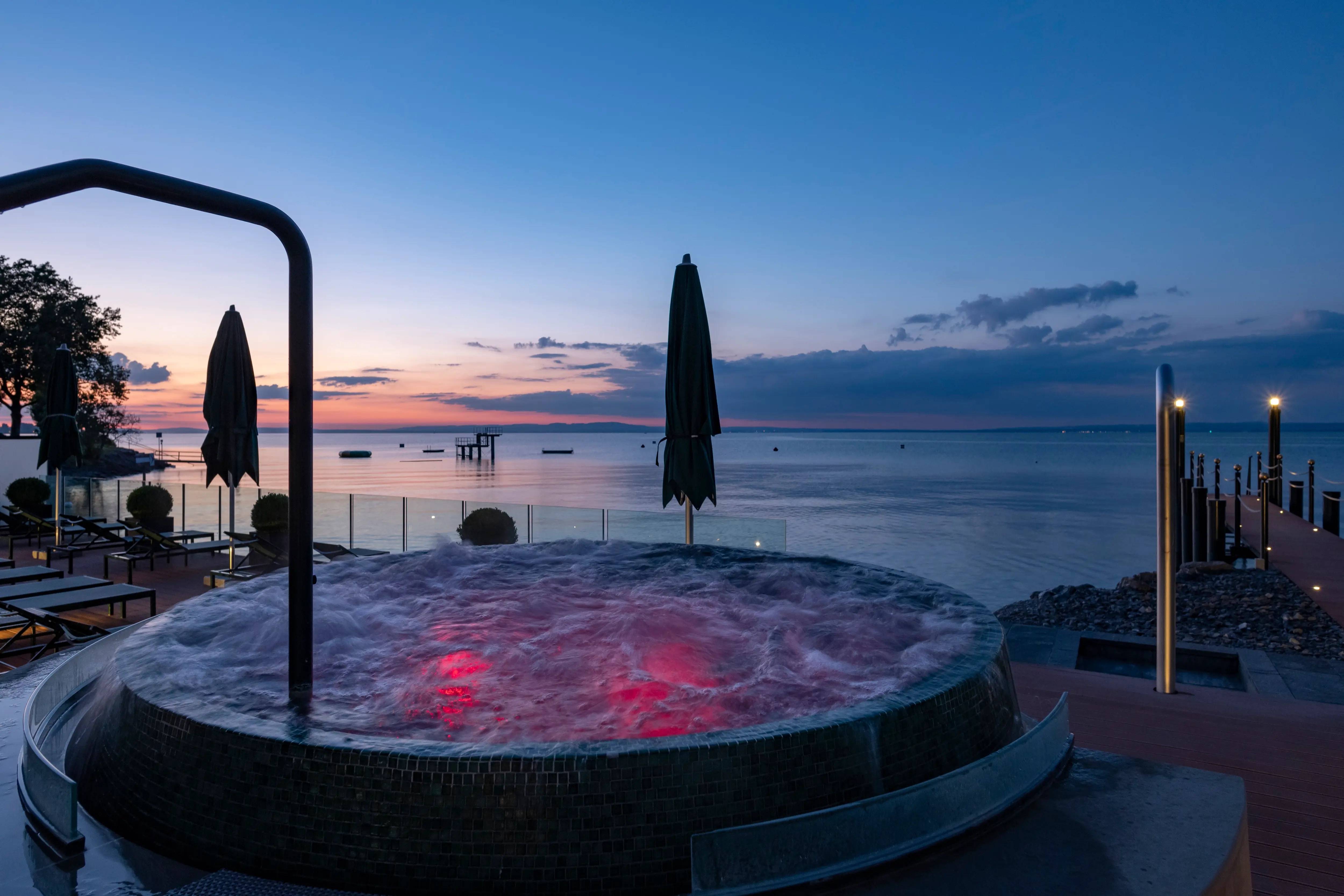 Whirlpool im Bad Horn Hotel & Spa am Bodensee