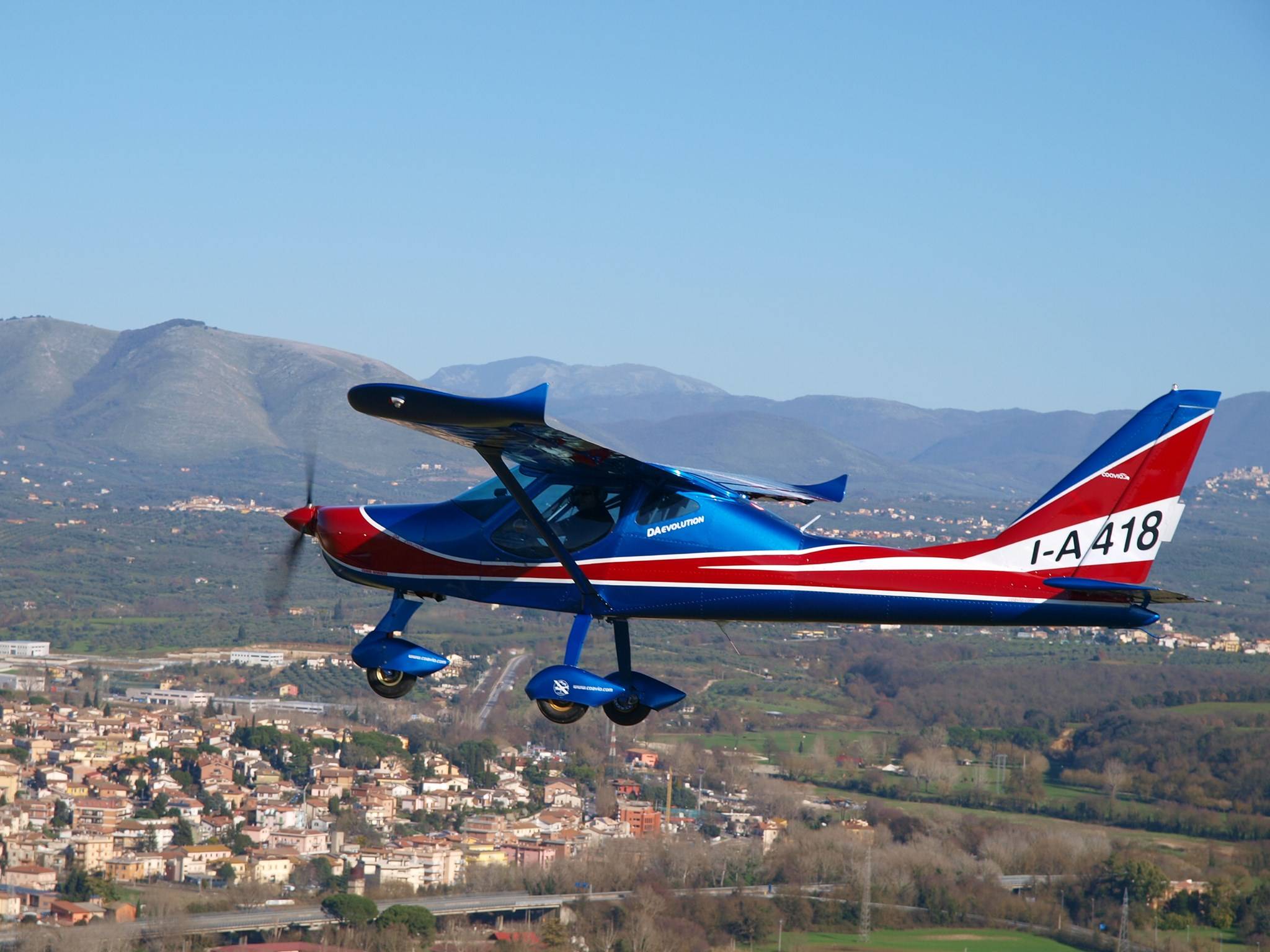 Panoramaflug im Piemont