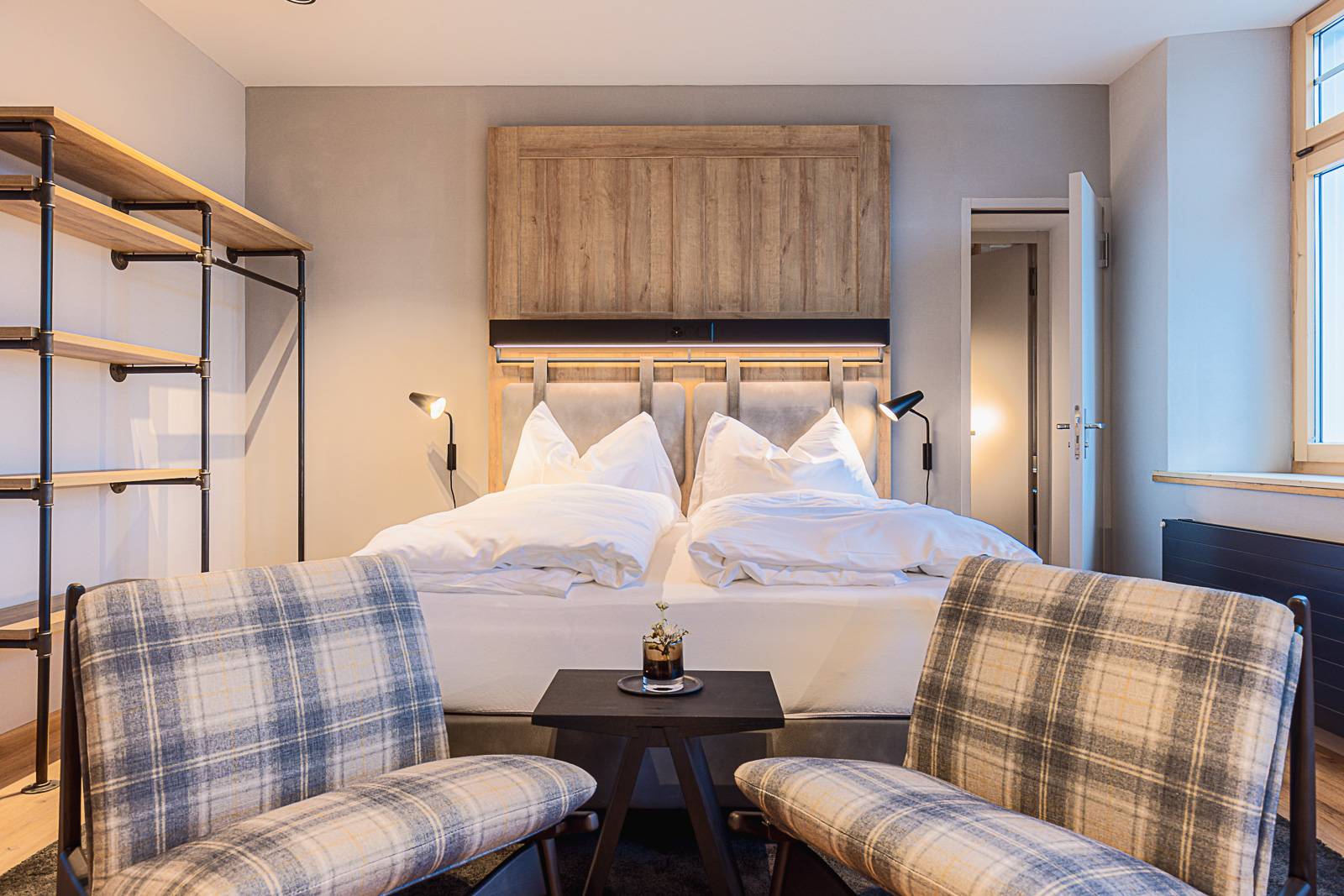 Chambre double alpine
