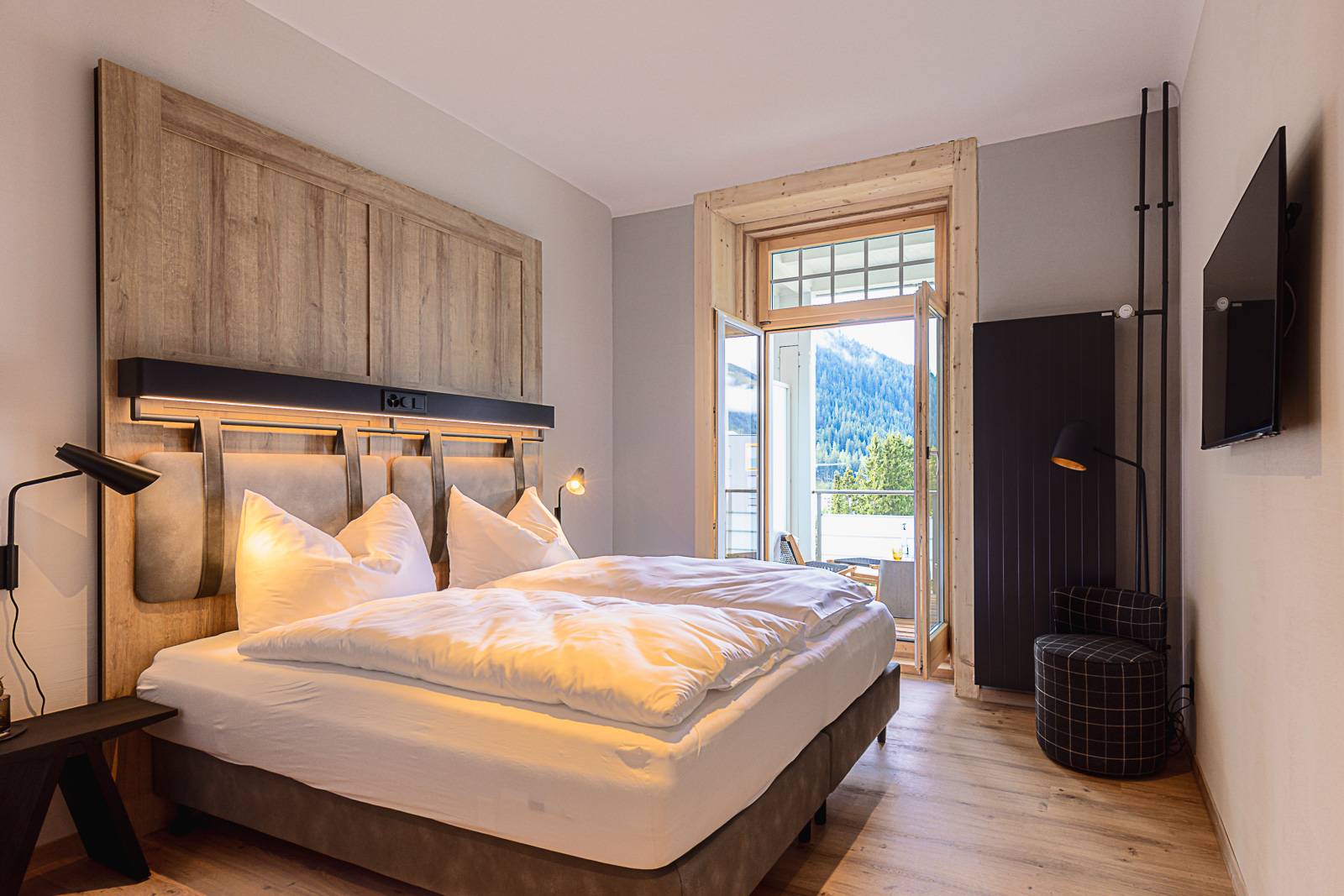 Chambre double alpine