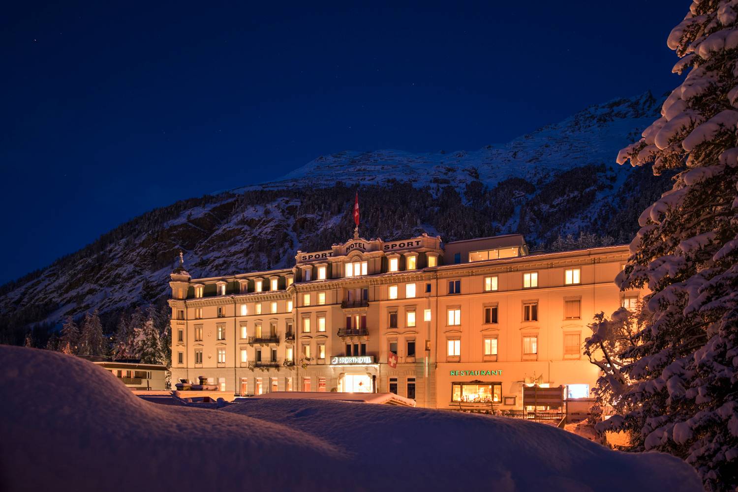 Sporthotel in den Bergen