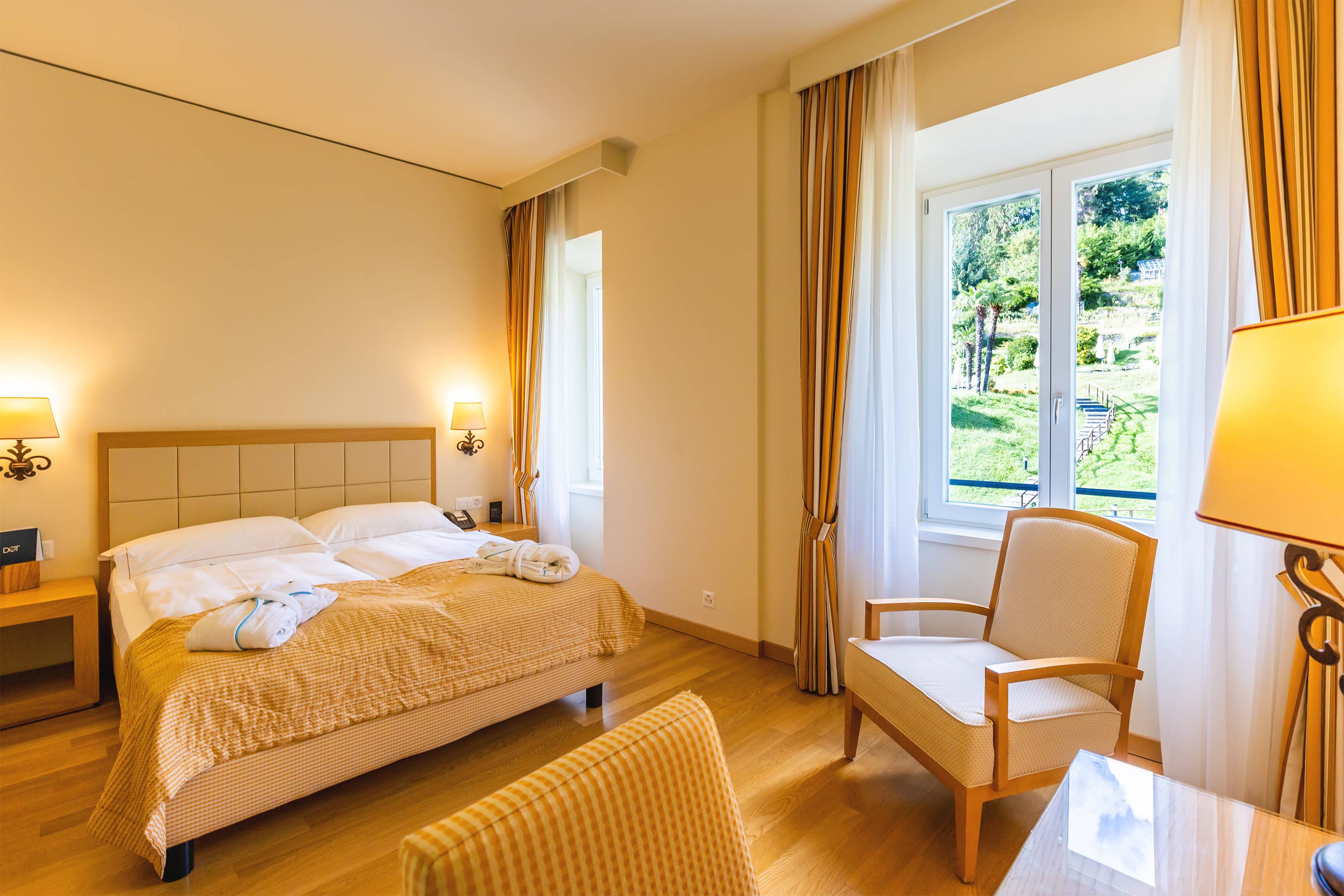 Chambre double Comfort avec vue sur le jardin