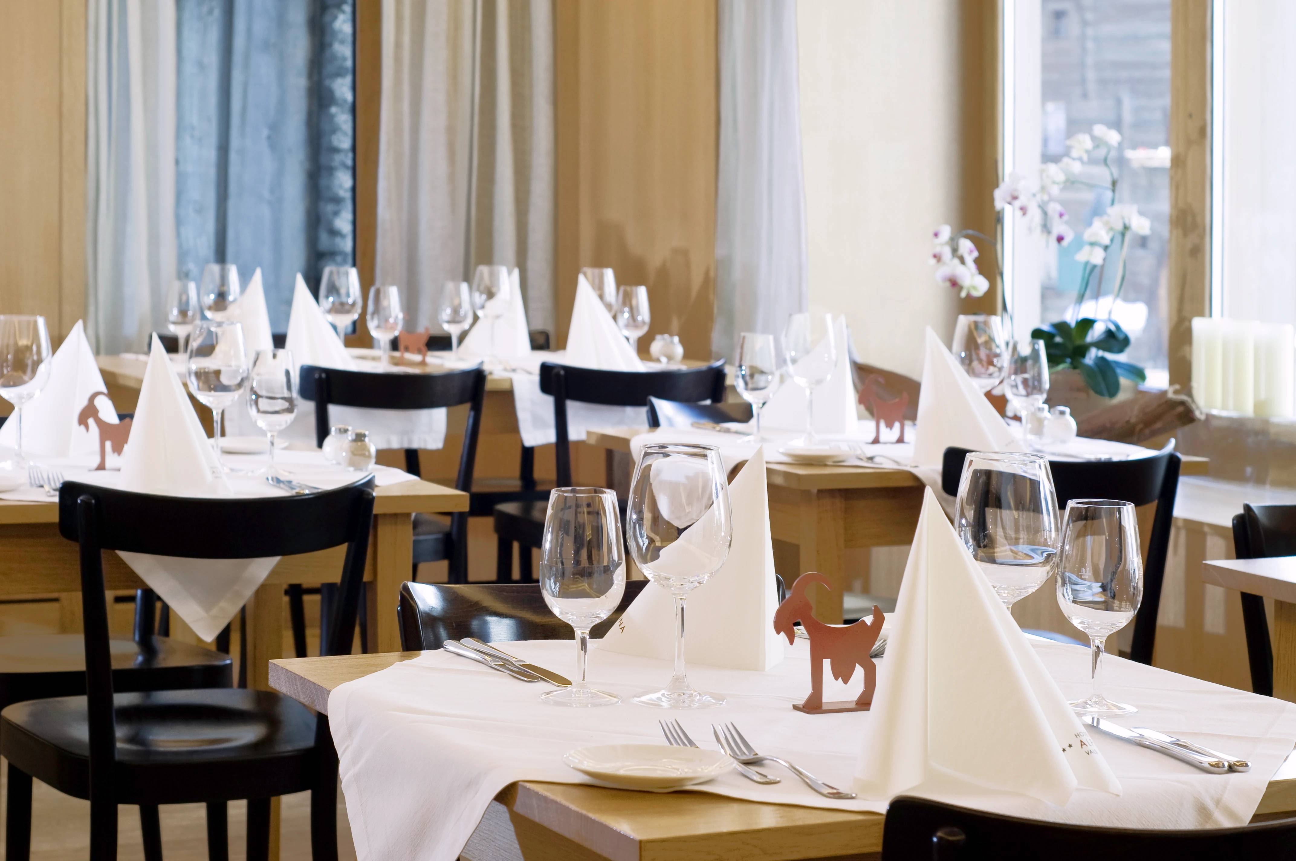 Abendessen im hoteleigenen Restaurant