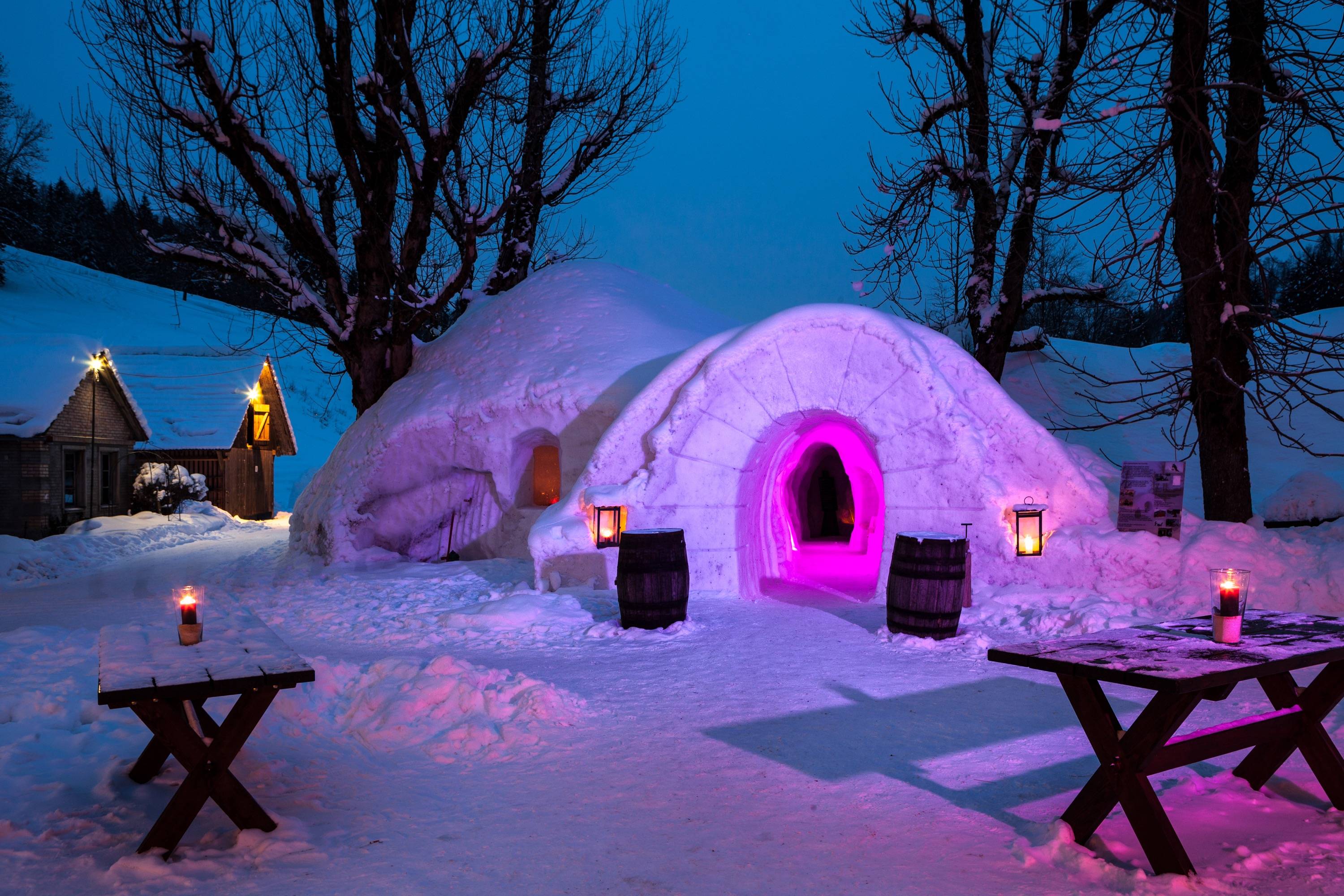 Ausflug in das Iglu Restaurant