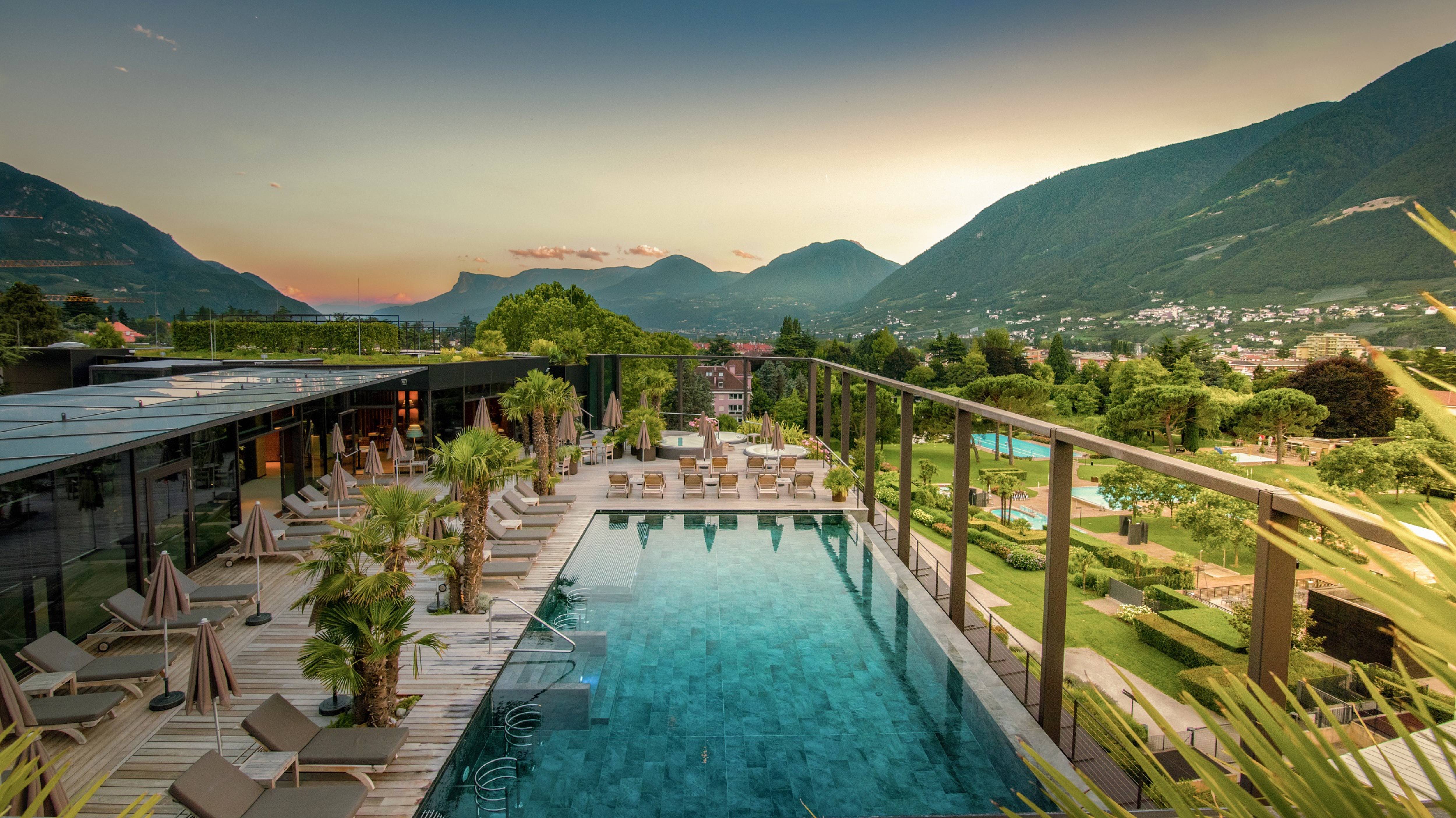 Roof Top Wellnessbereich „Sky Spa“ - exklusiv für Hotelgäste