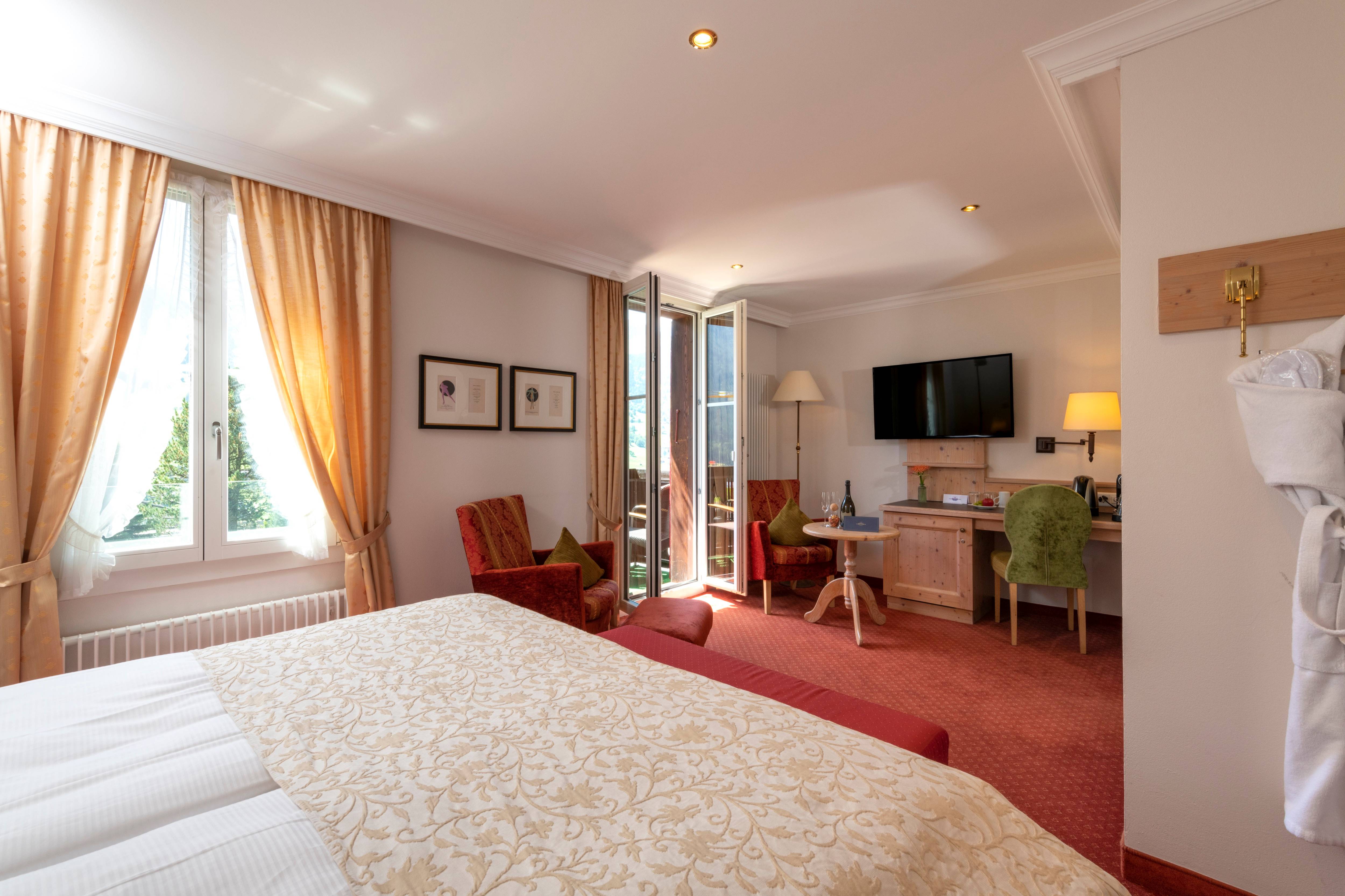 Chambre double Supérieur vue Eiger