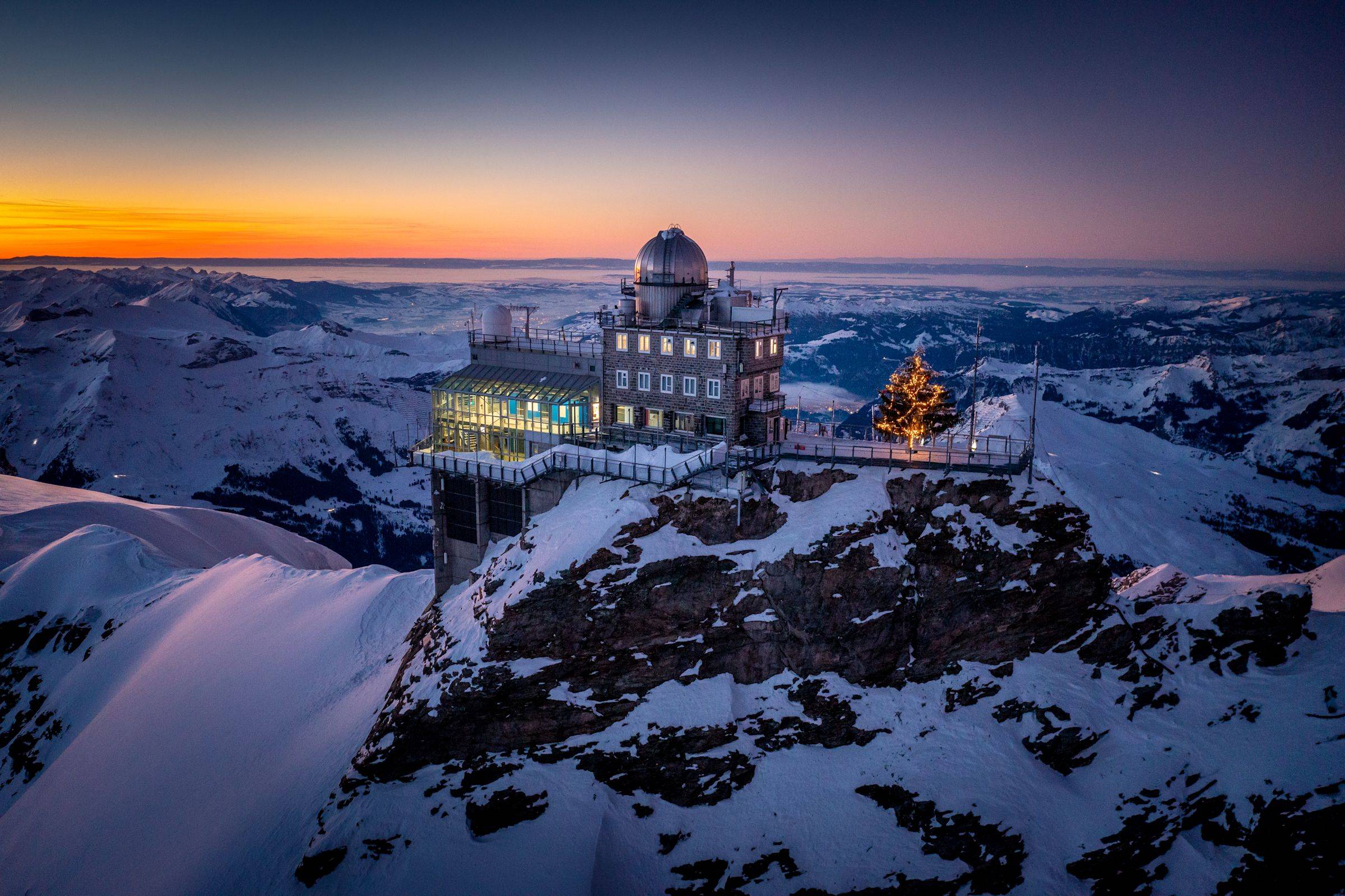 Jungfraujoch mit Sphinx