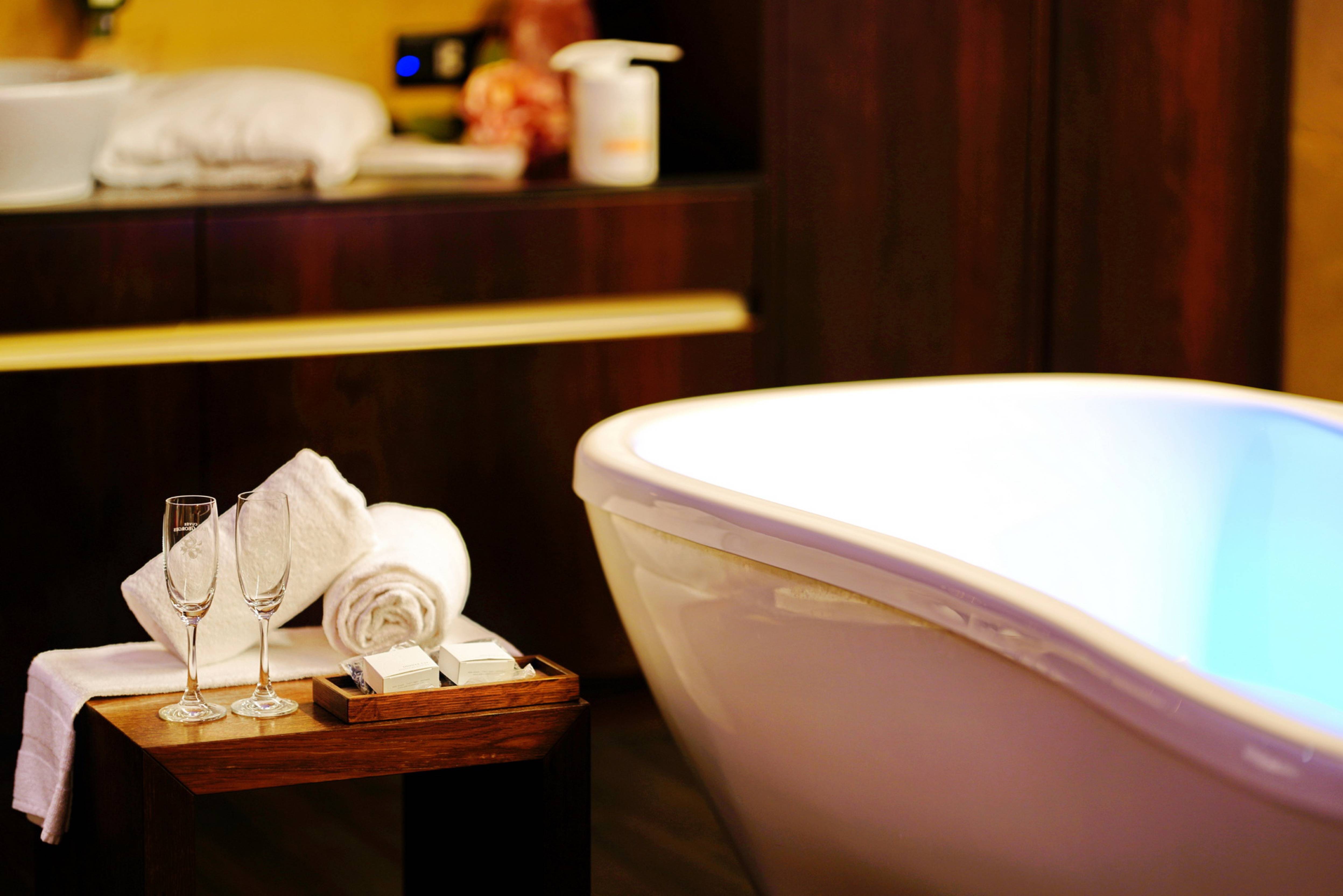 Bain à deux dans le Private Spa