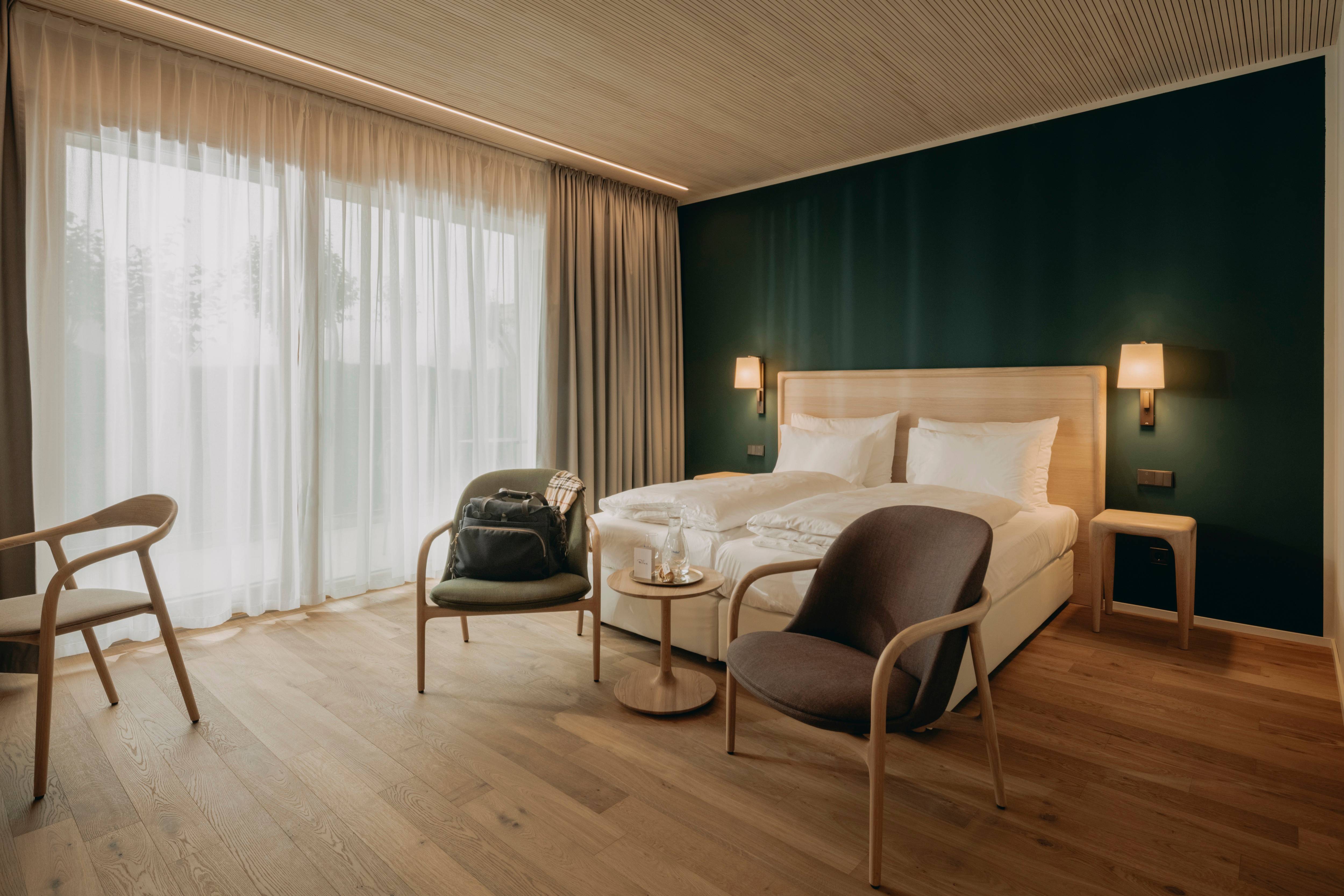 Chambre double supérieure avec terrasse ou balcon