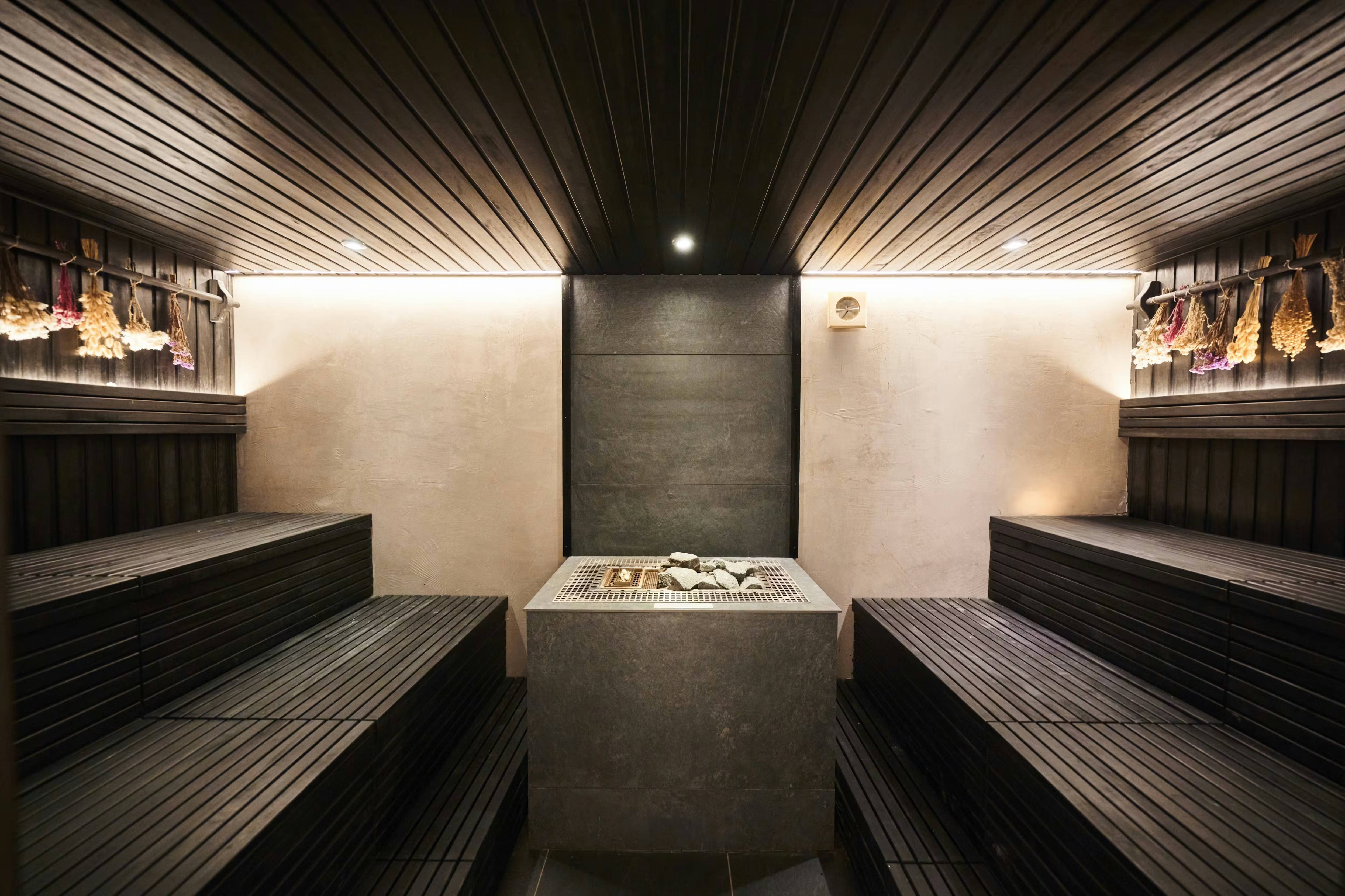 L'un des trois saunas différents du Nouri Spa