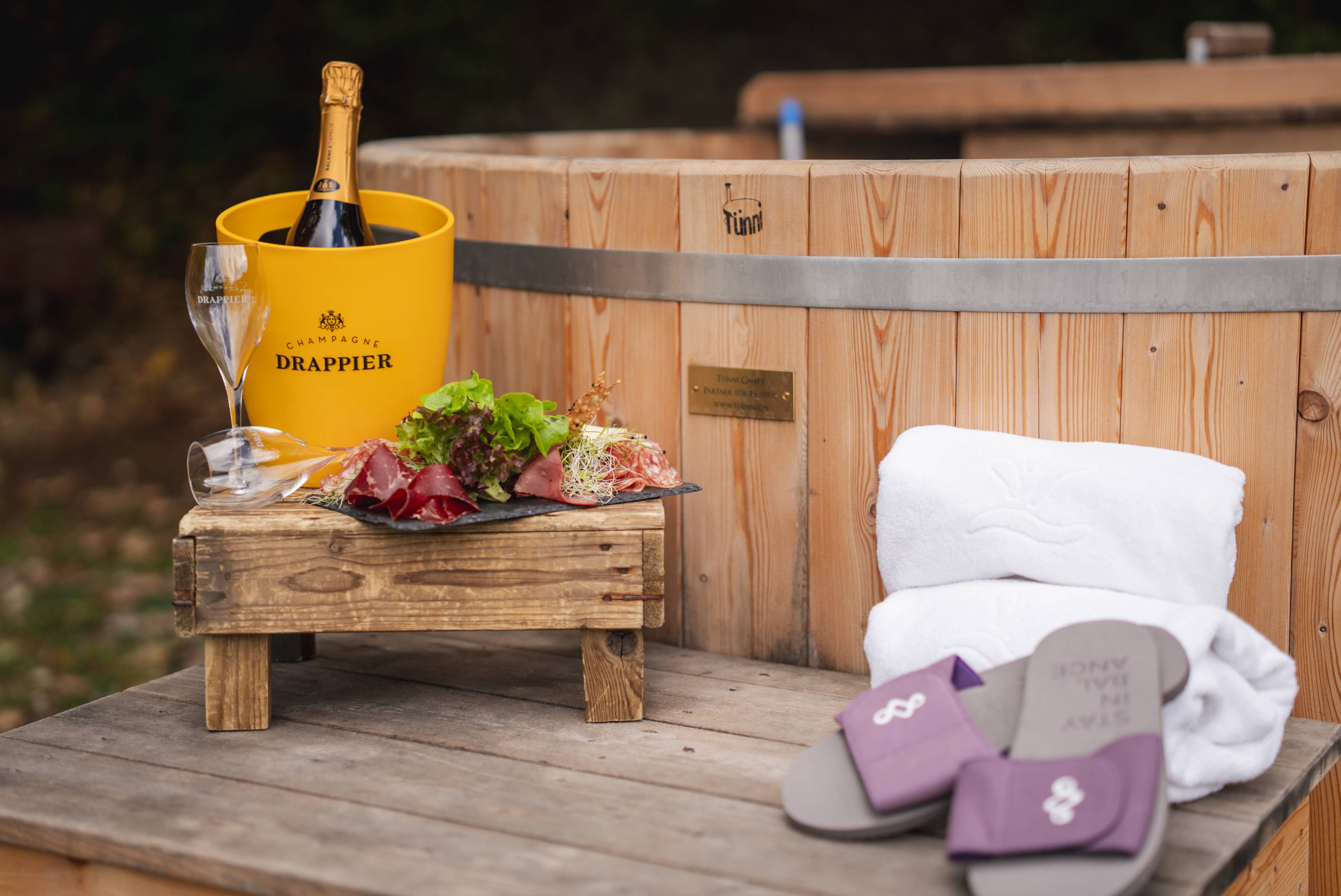 Hot Pot & Sauna am Waldrand