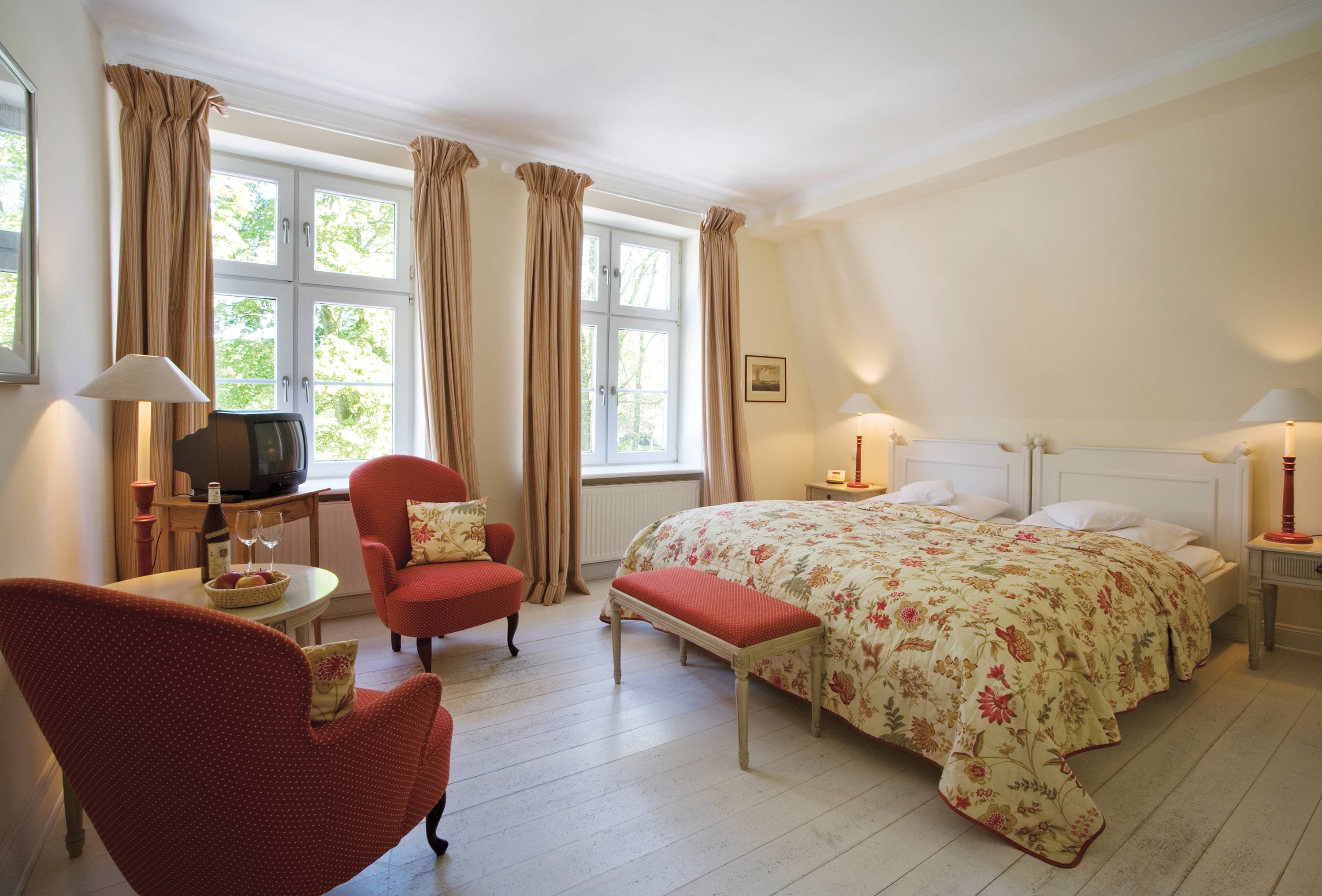 Doppelzimmer Panker Dorfblick