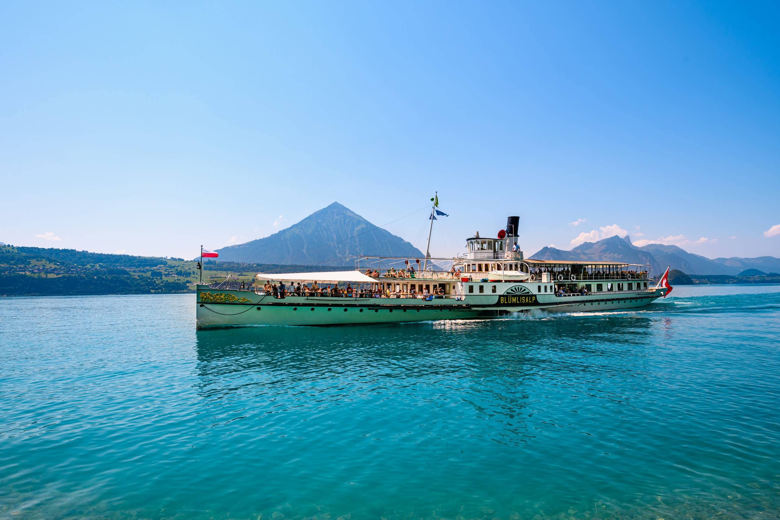 Option 1: Tageskarte Schifffahrt Thuner- und Brienzersee