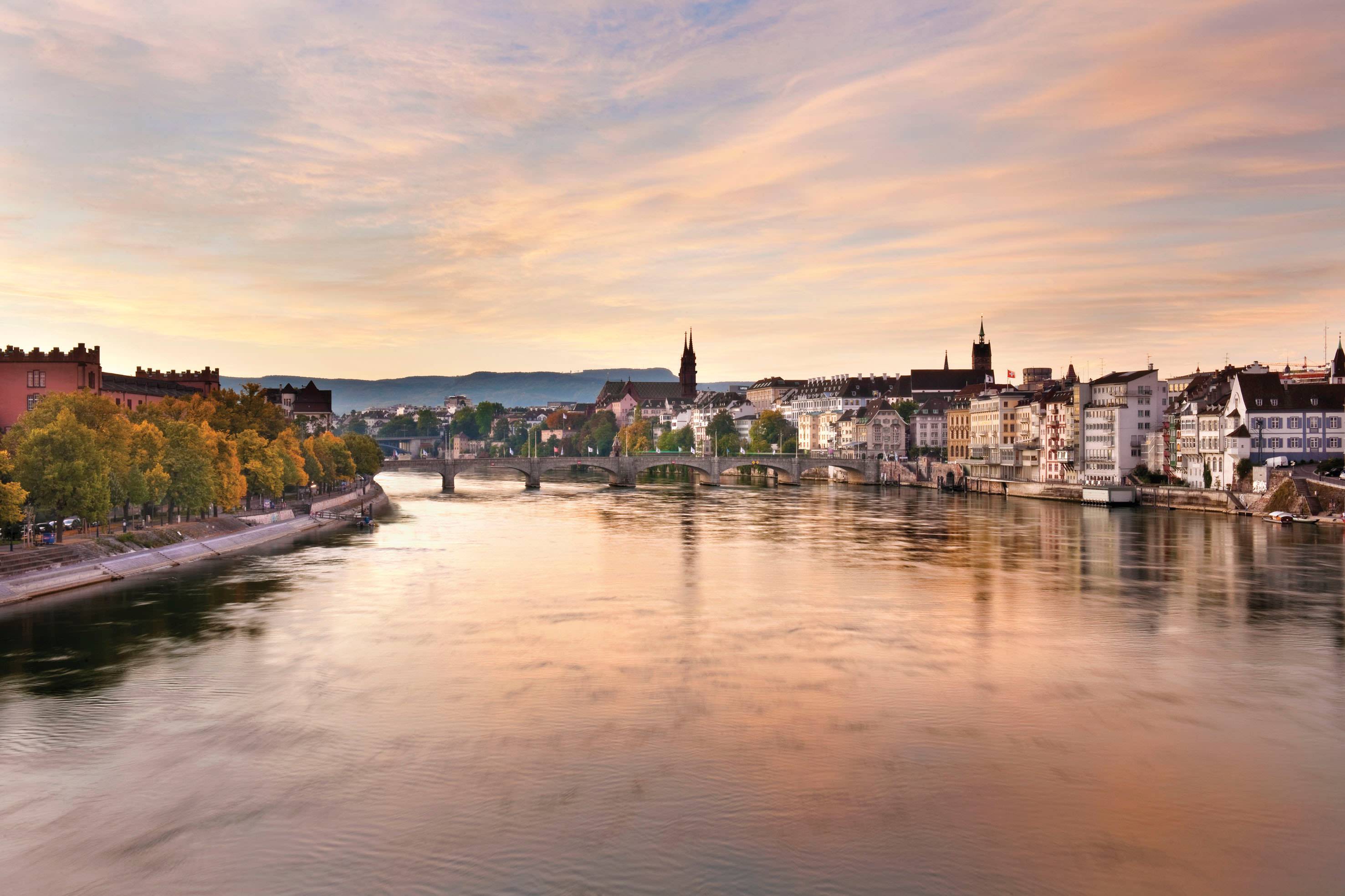 Basel - Zentrum des idyllischen Dreiländerecks