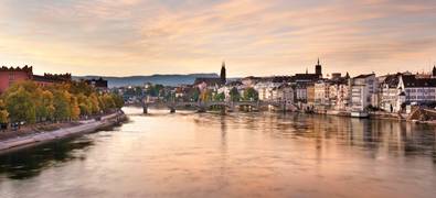 Basel - Zentrum des idyllischen Dreiländerecks