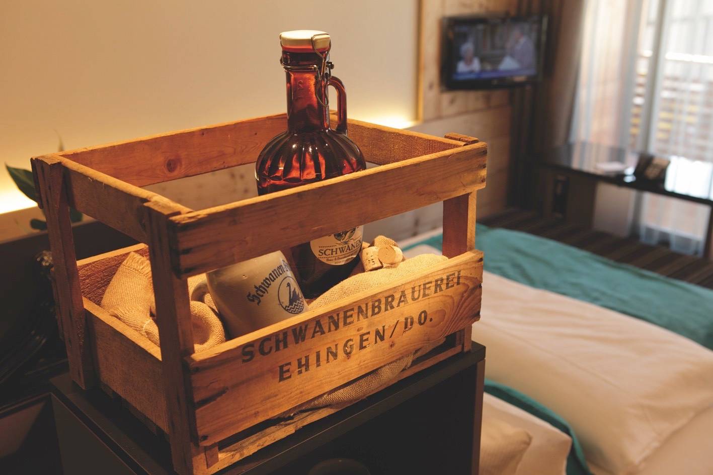 Bierkisten Doppelzimmer