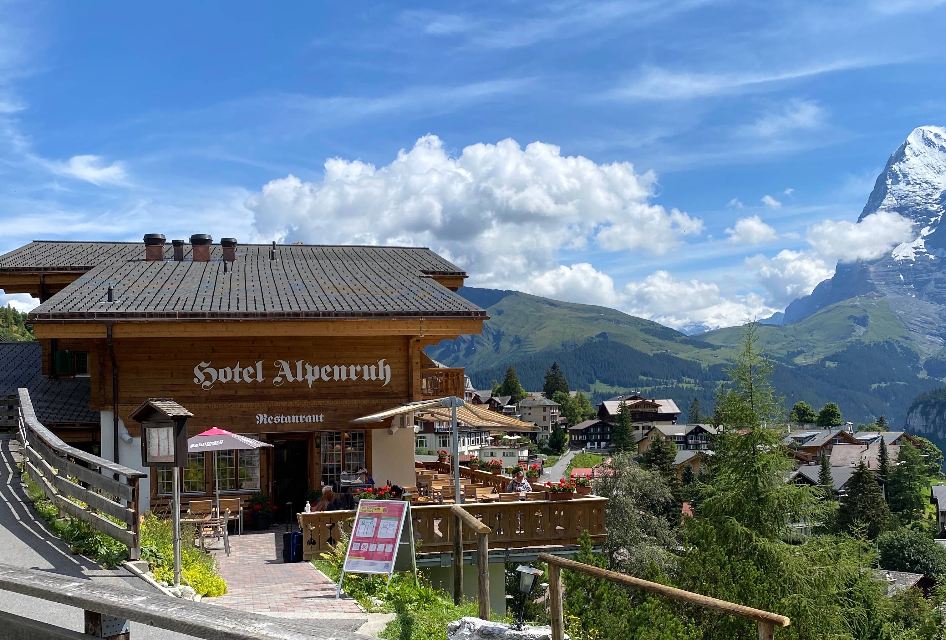 Hotel Alpenruh in Mürren / Foto Jela