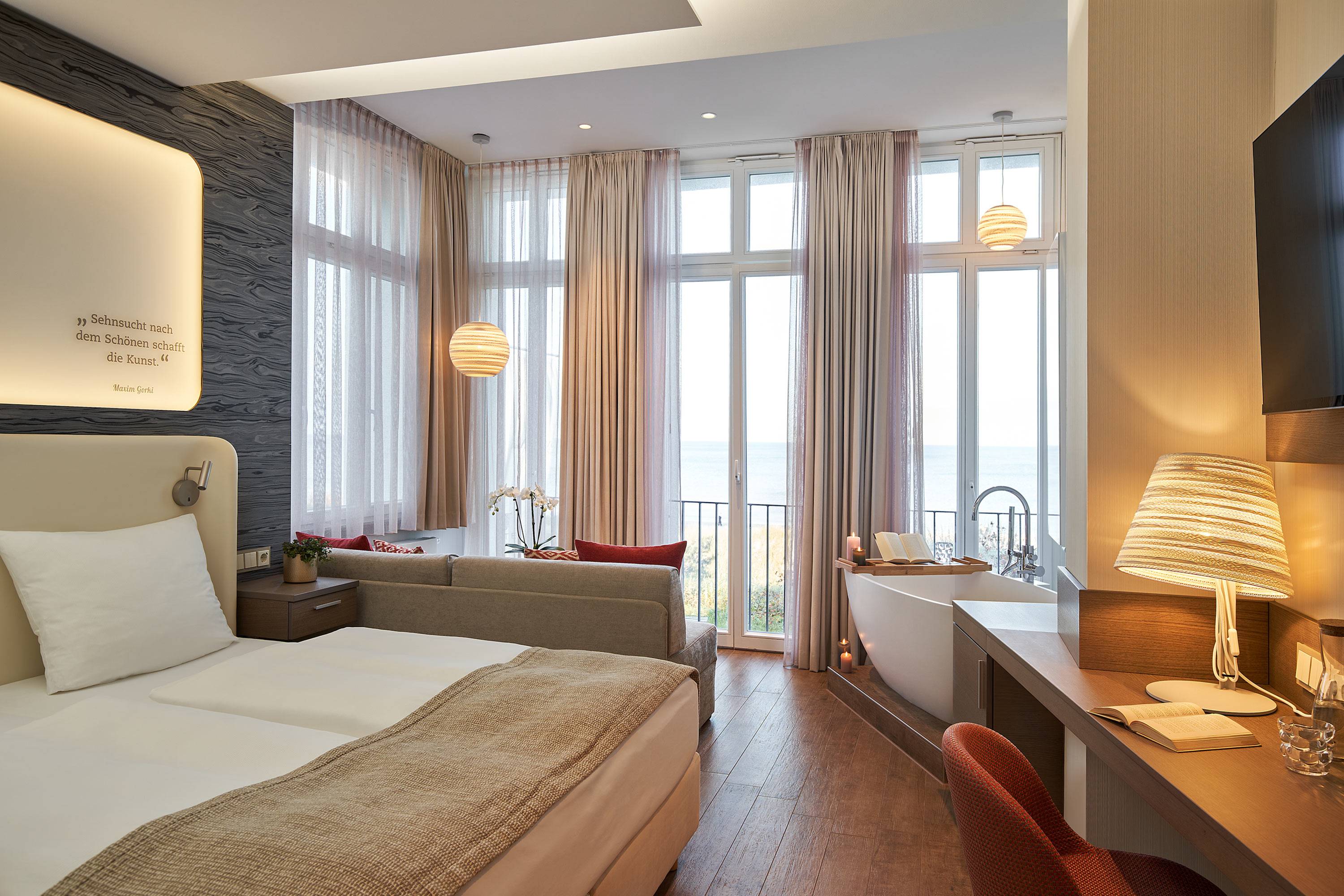 Doppelzimmer Meerseite "Poesie"