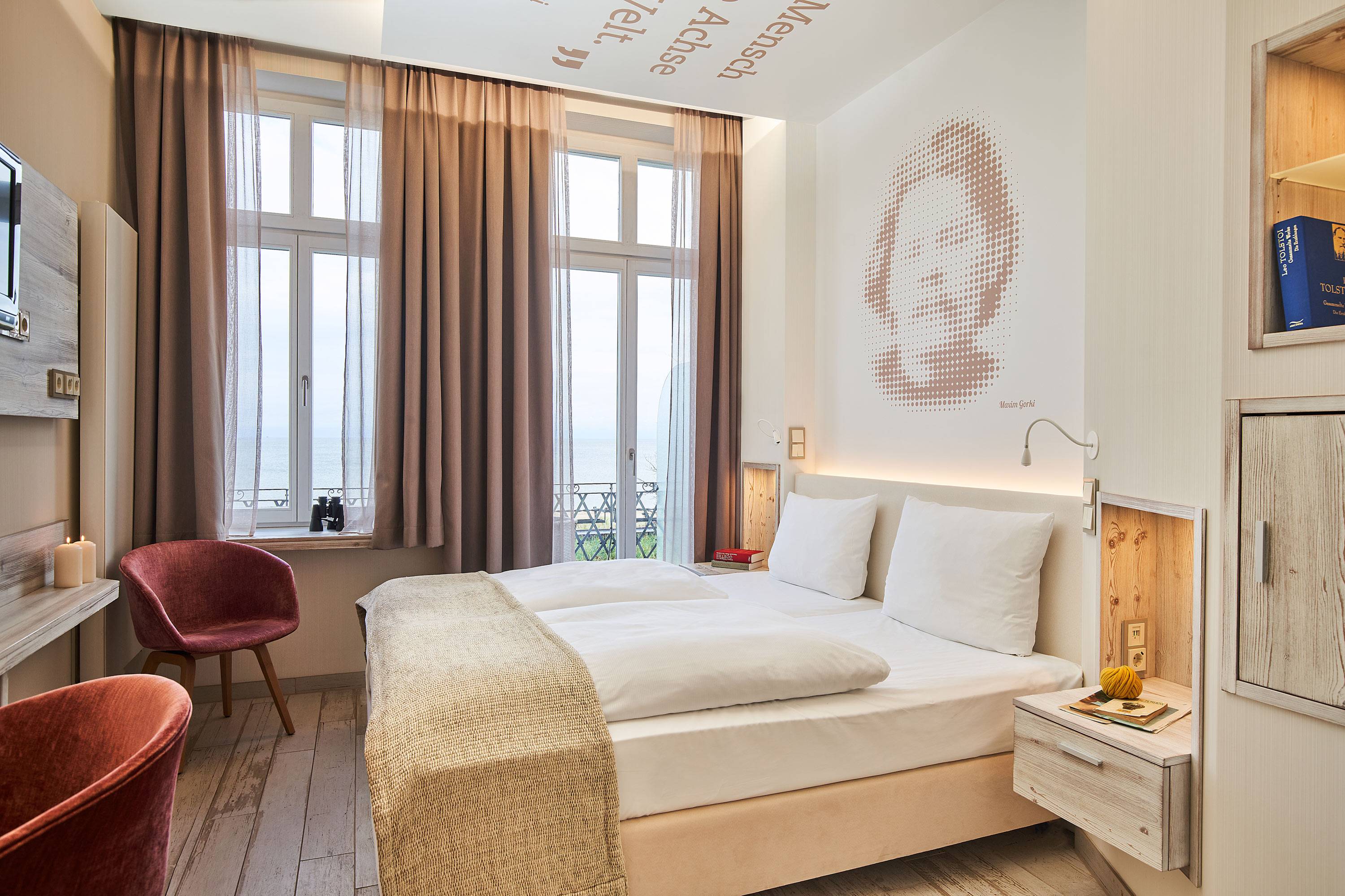 Doppelzimmer Meerseite "Prosa"