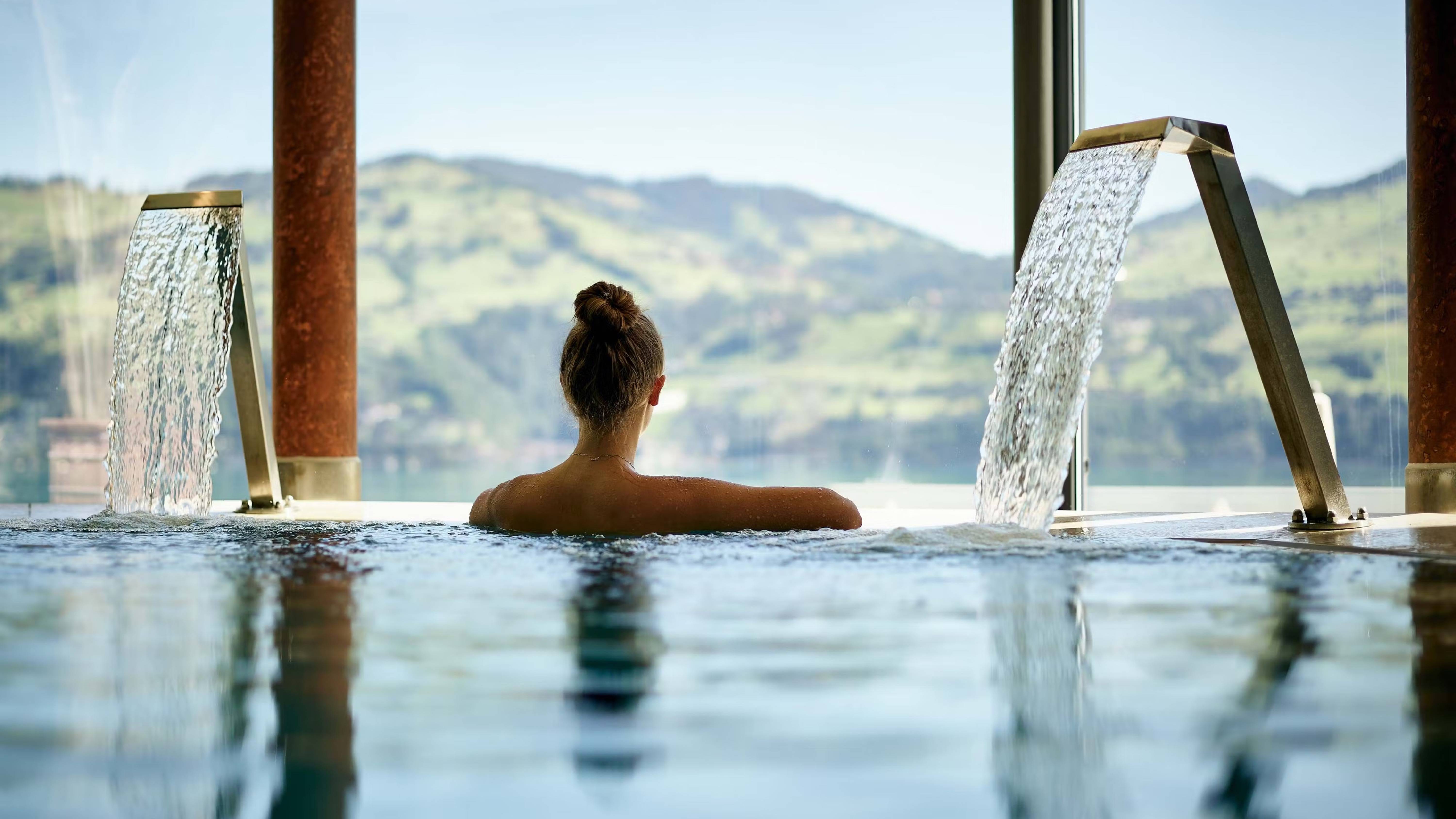 Whirlpool im Belvédère Strandhotel 