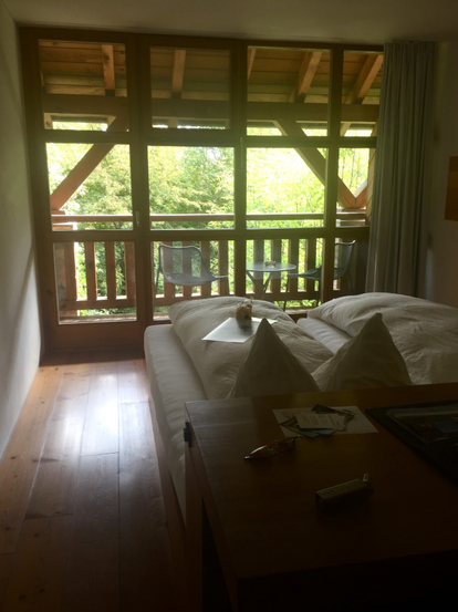 Design Doppelzimmer in der Kartause Ittingen (Foto: Ladina)