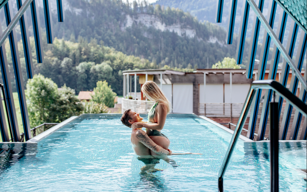 Aussenpool im GAMS zu zweit ****Superiorhotel | Bregenzerwald, Österreich