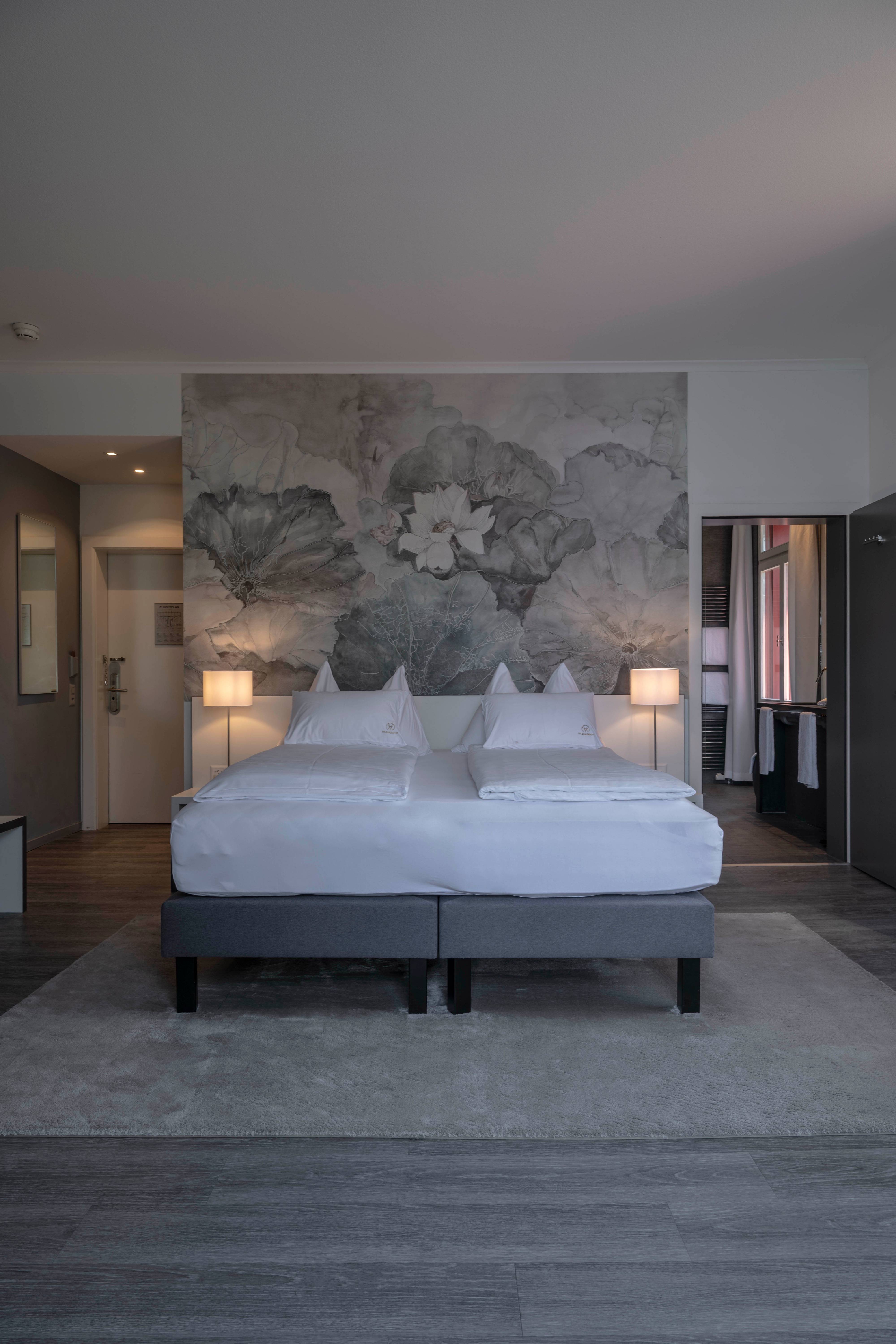 Chambre double vue lac terrasse