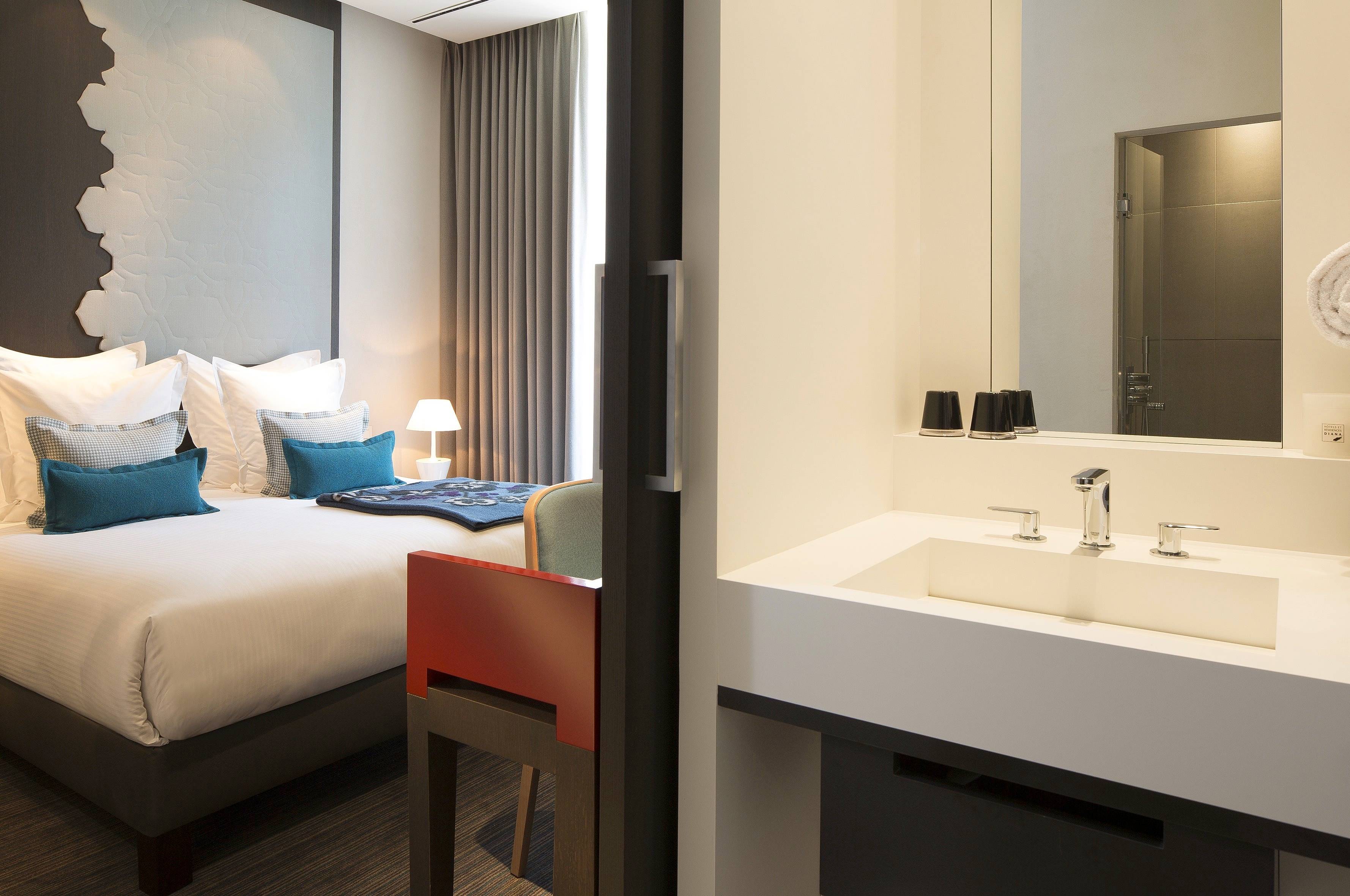 Doppelzimmer Deluxe im Hotel D in Strassburg