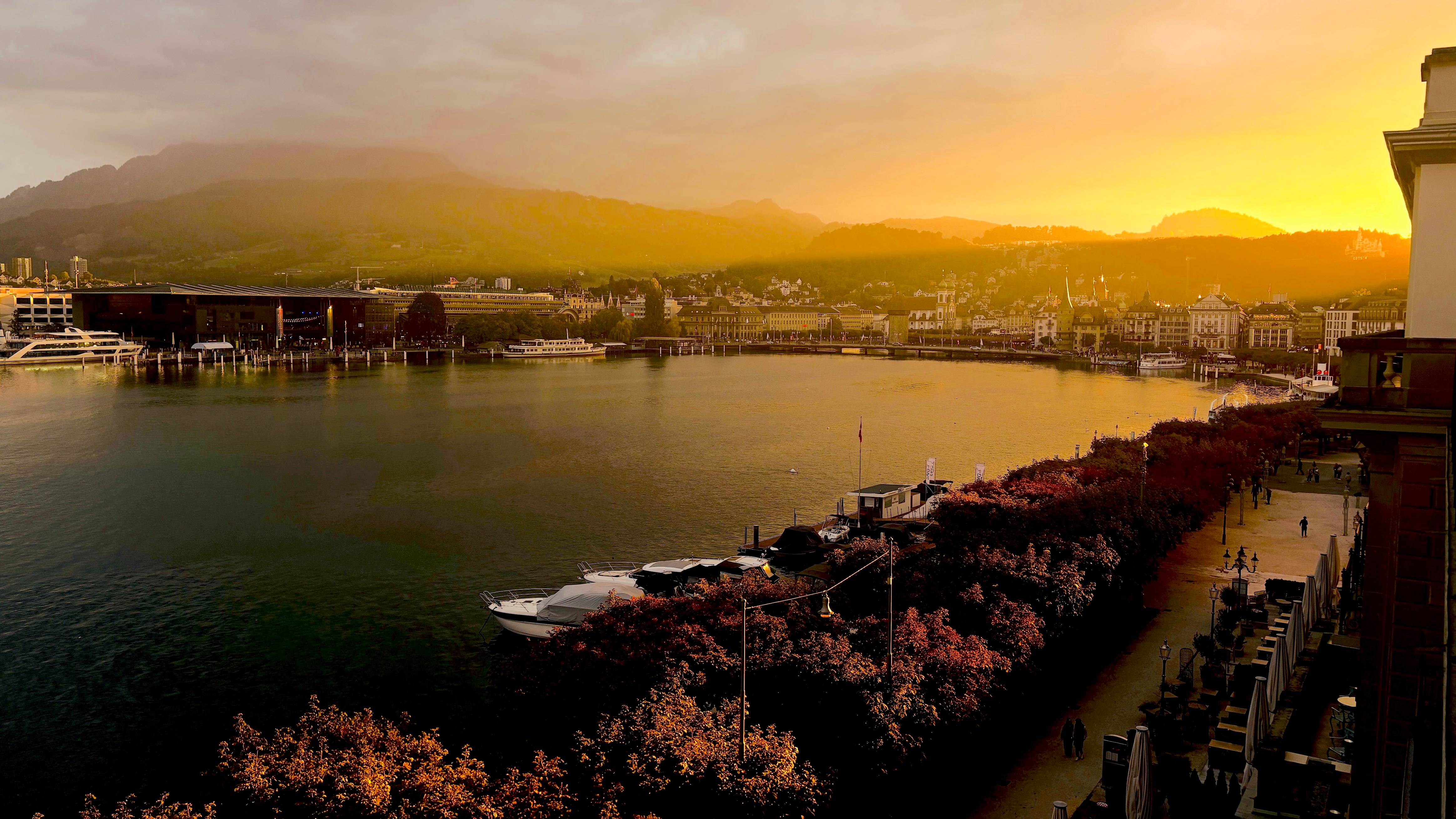 Pause détente à Lucerne