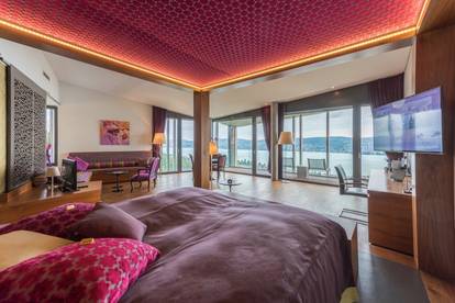 Penthouse Loft avec vue sur le lac & spa (double bain à remous & cabine de douche hammam)