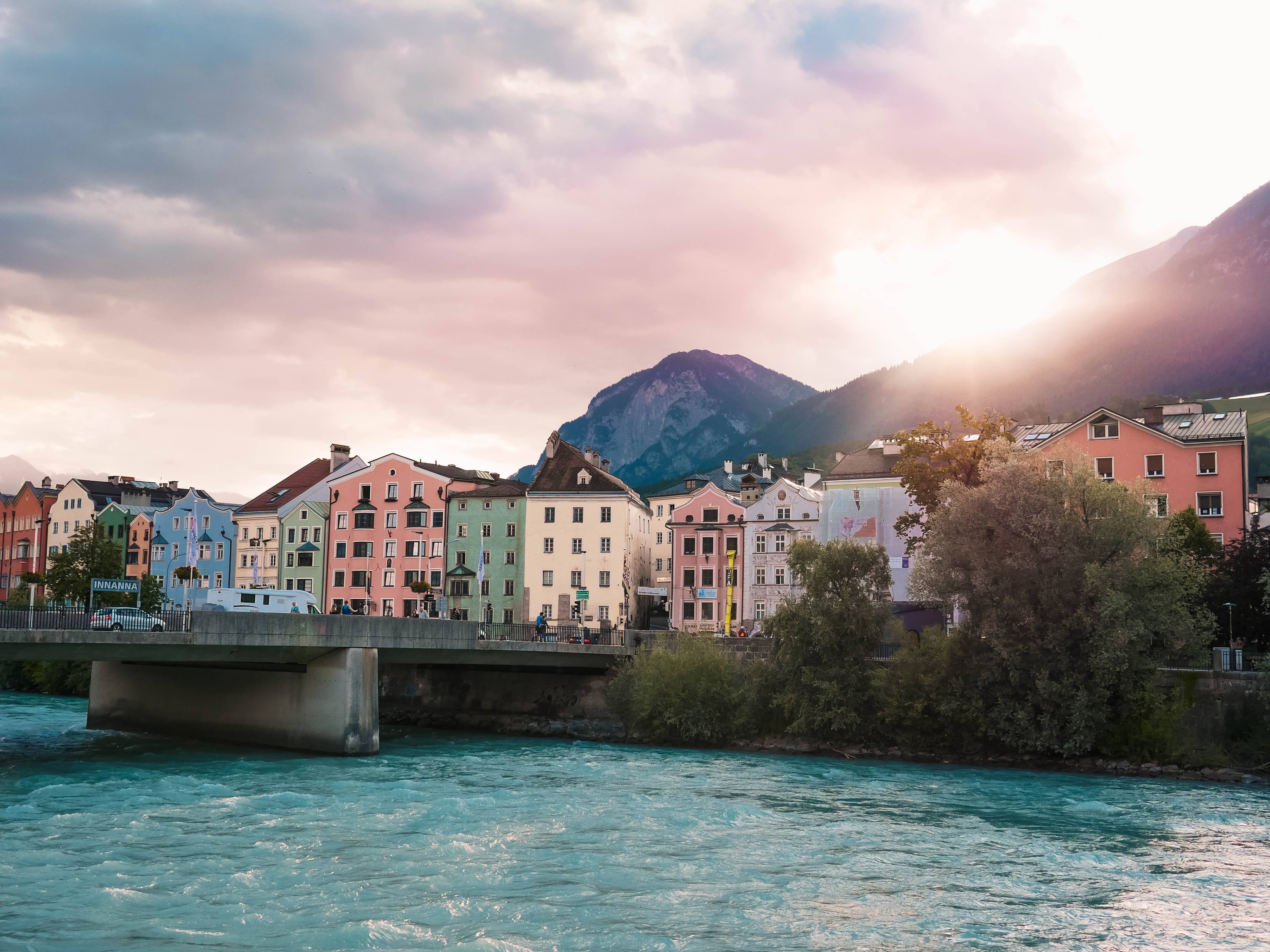 Innenstadt von Innsbruck am Inn