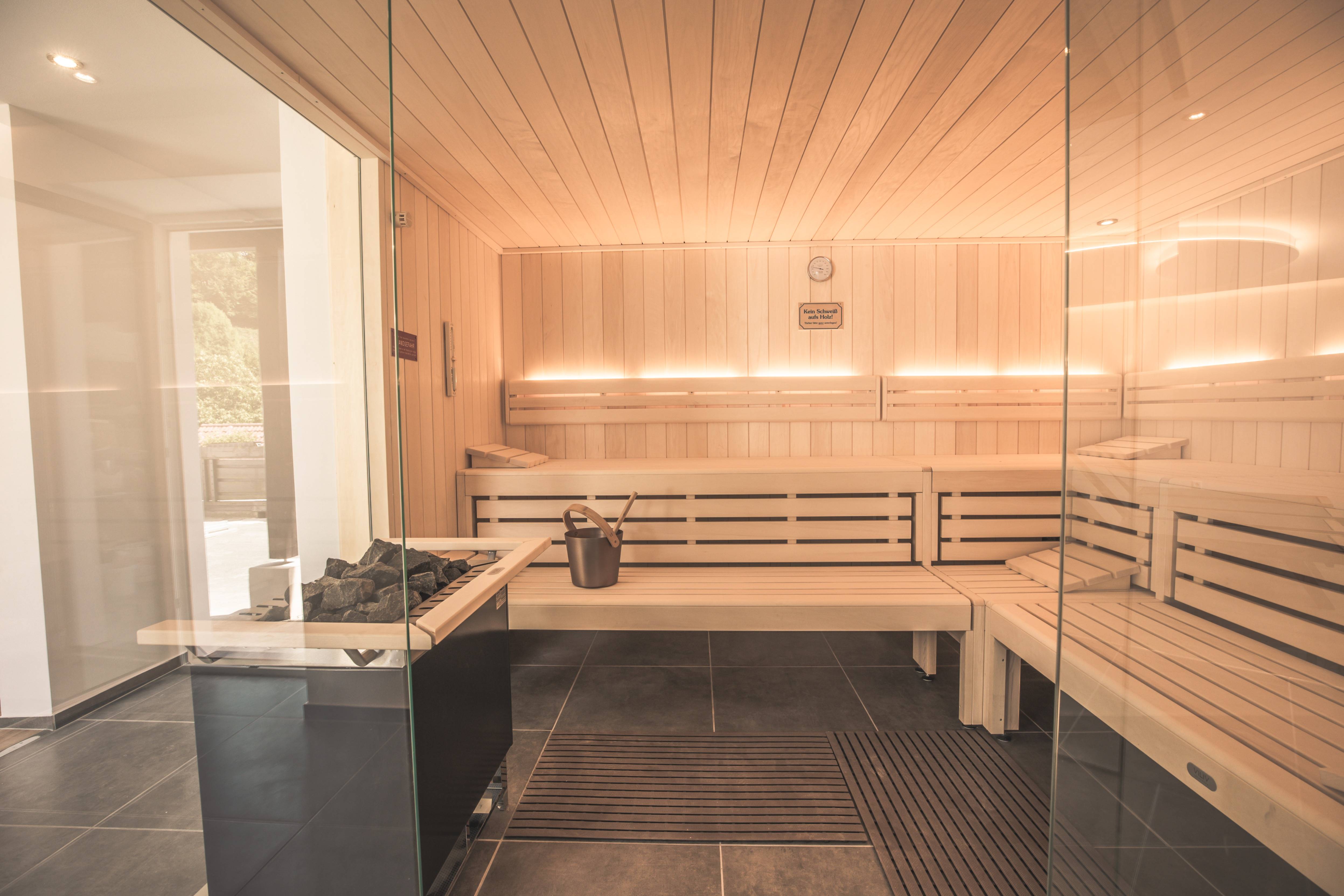 Den Tag im Nature Spa ausklingen lassen