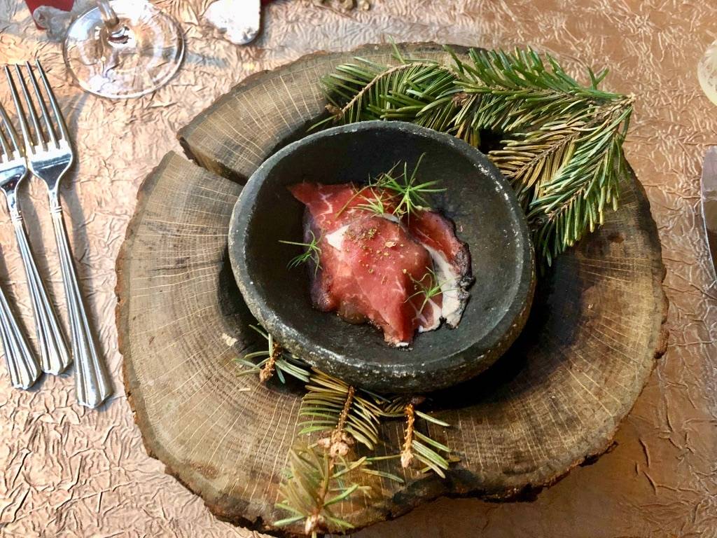 Ein Teil des Abendessen von unseren Romantik-Experten.